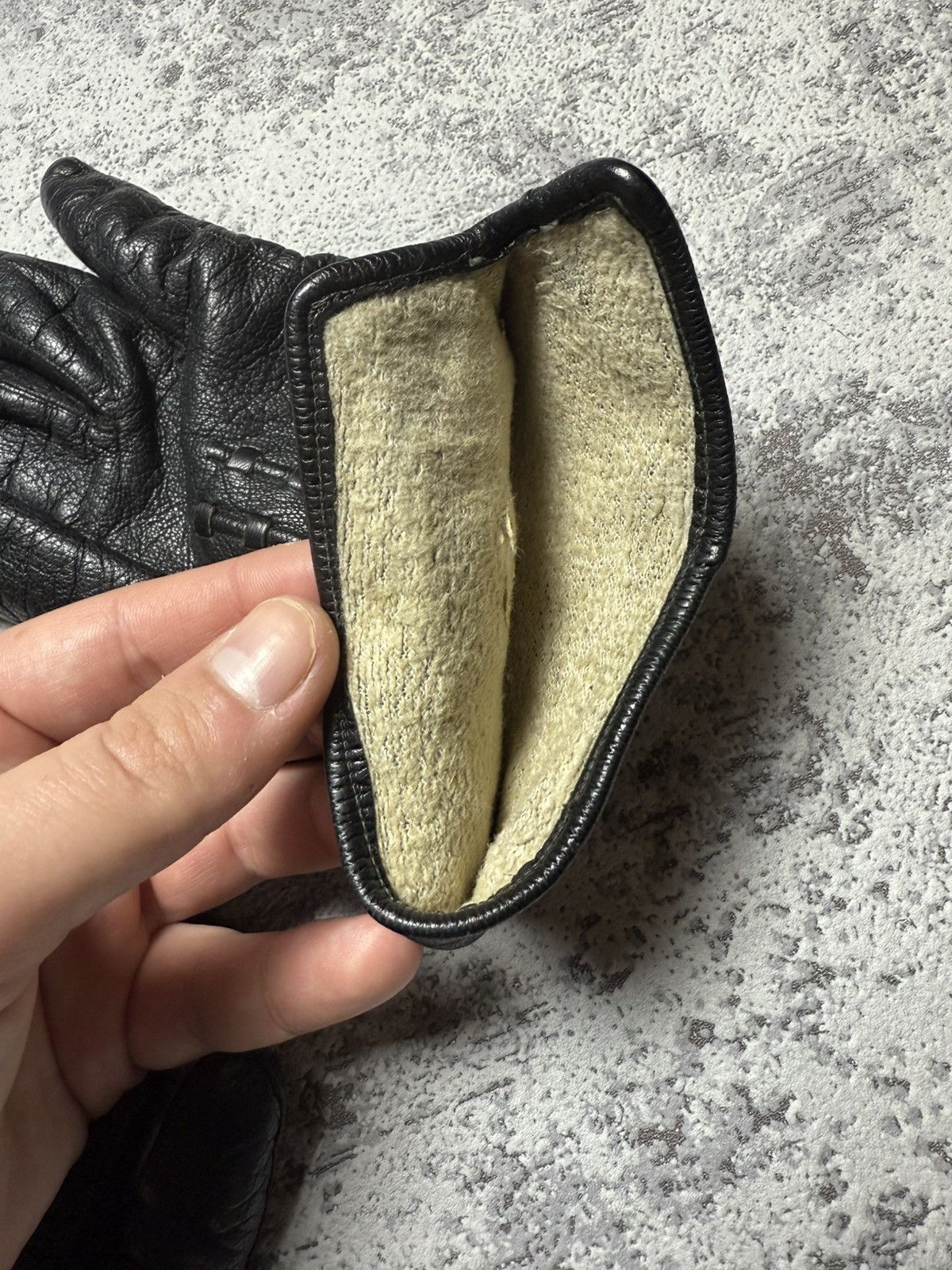 Jean Paul Gaultier Rare Jean Paul Gaultier Leather Gloves Black Men Vintage Size ONE SIZE - 19 Thumbnail