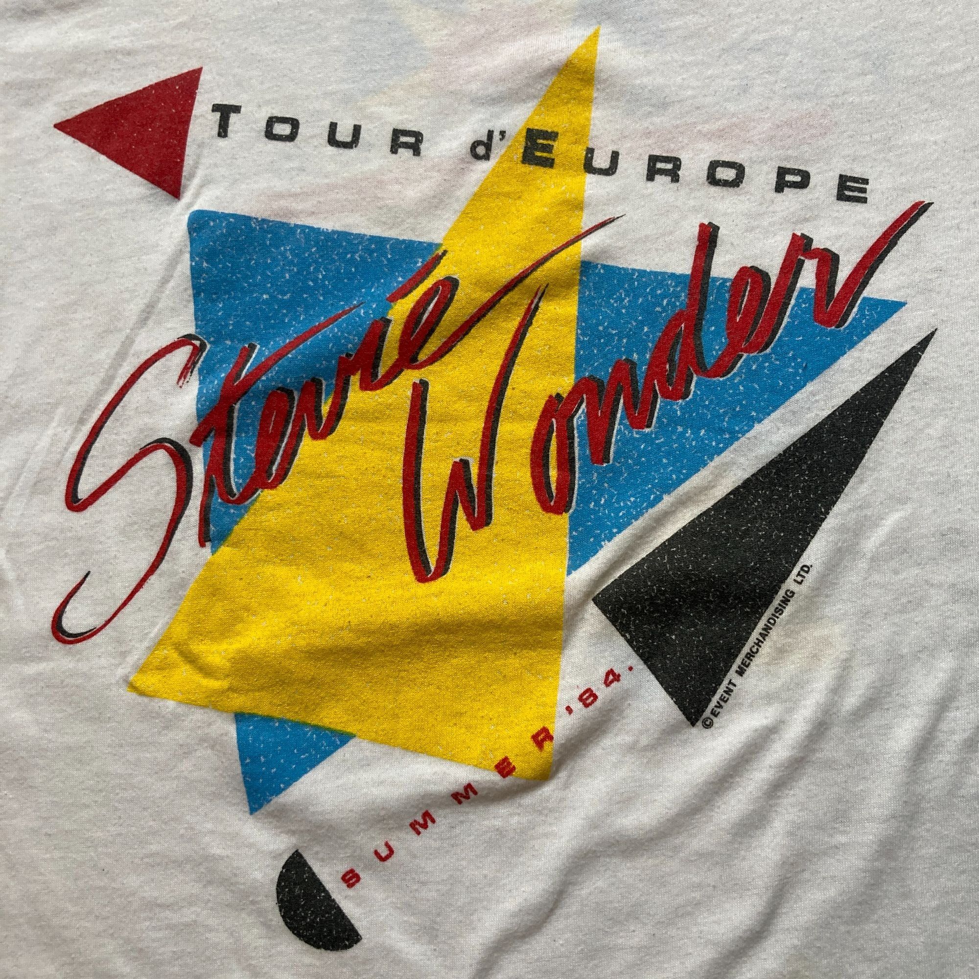 Other Stevie Wonder Tour Europe Summer 84 Vintage Single Stitch T- Size US M / EU 48-50 / 2 - 4 Thumbnail