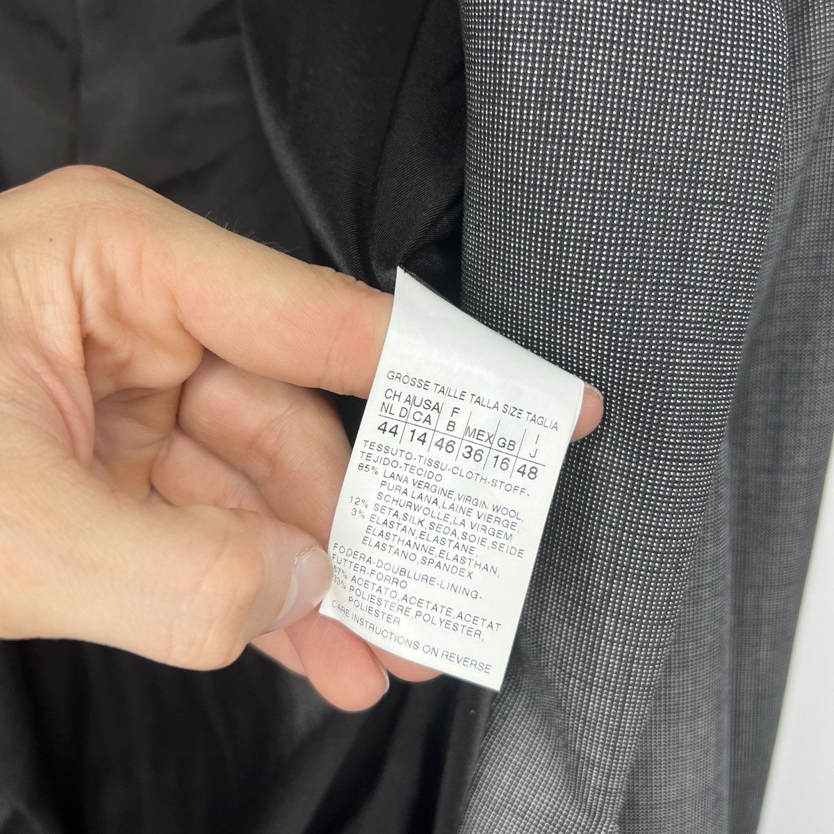 Max Mara Max Mara Blazer Women Gray Wool Size M Size XL / US 12-14 / IT 48-50 - 12 Thumbnail