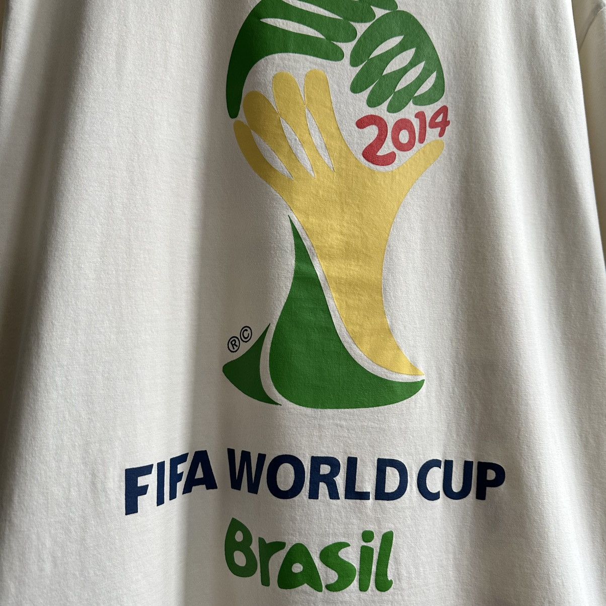 Vintage FIFA World Cup Brazil 2014 T-Shirt Size US XL / EU 56 / 4 - 7 Thumbnail