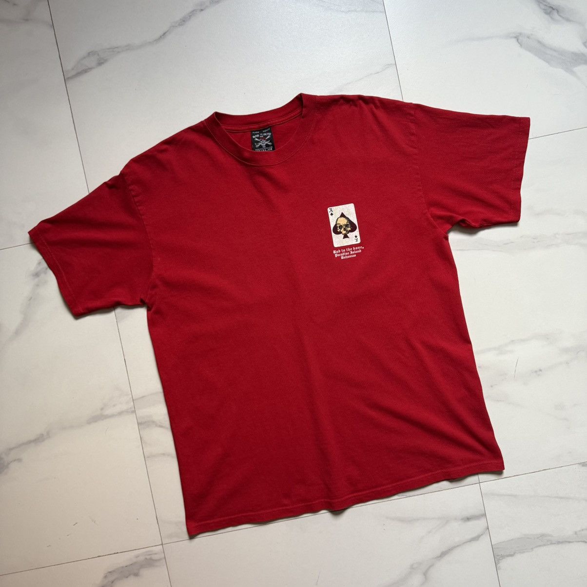Vintage Vintage Y2K Pirate Poker T-Shirt Size US XL / EU 56 / 4 - 4 Thumbnail