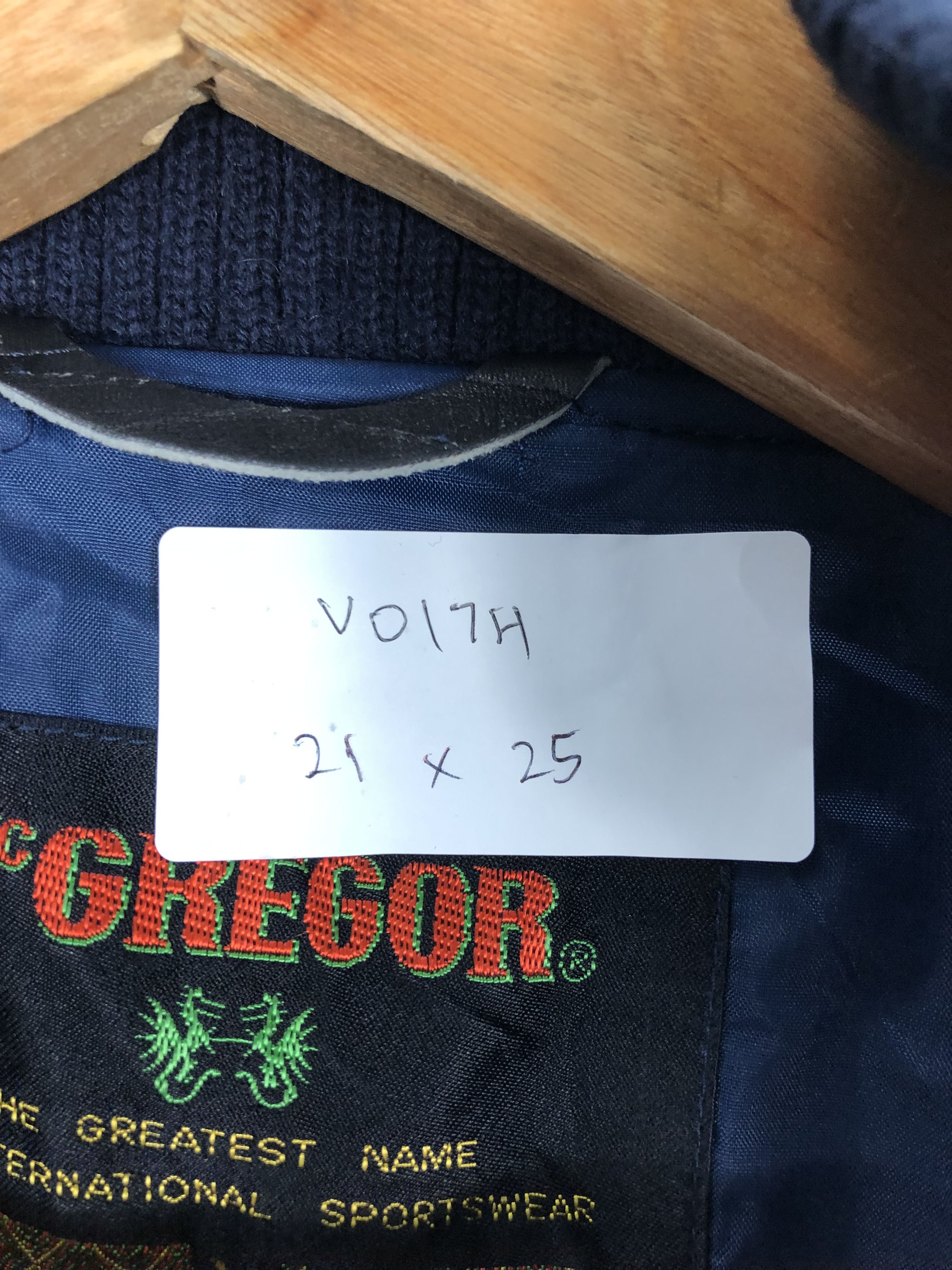 McGregor Vintage Mcgregor Varsity Jacket Blue V0174 Size US M / EU 48-50 / 2 - 12 Thumbnail
