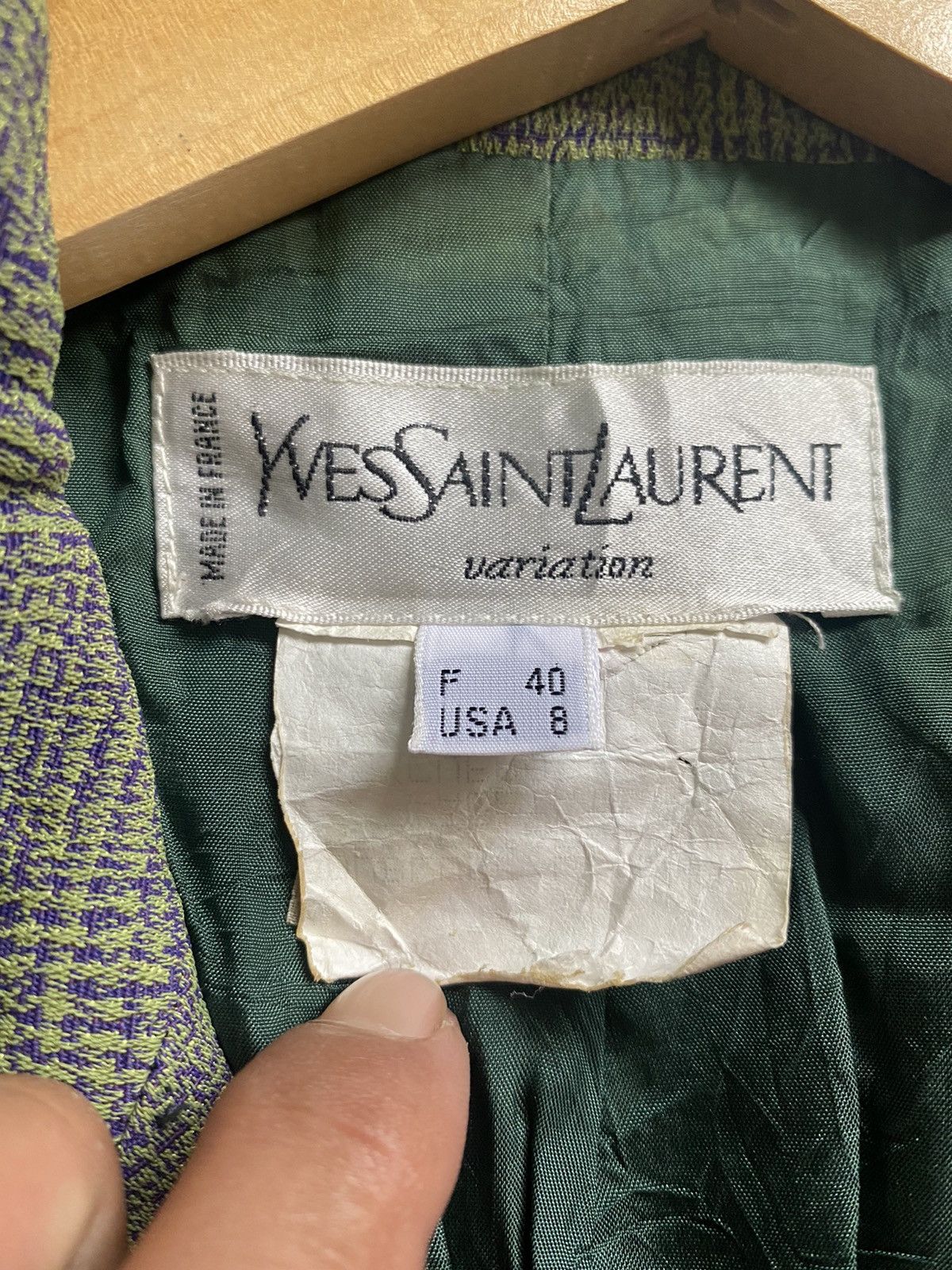 Vintage × Yves Saint Laurent YvesaintLauren Blazers Size S / US 4 / IT 40 - 2 Thumbnail