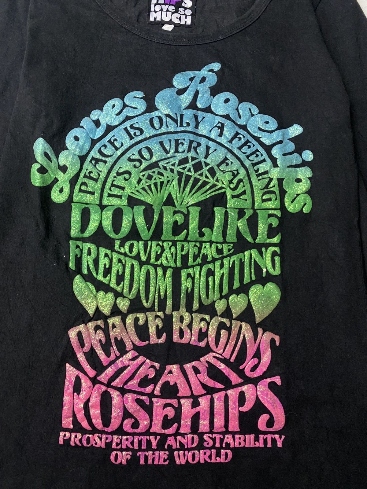 Hysteric Glamour × Japanese Brand 2000's Rise Hope Poem Colorful Longsleeve Size US XS / EU 42 / 0 - 2 Thumbnail