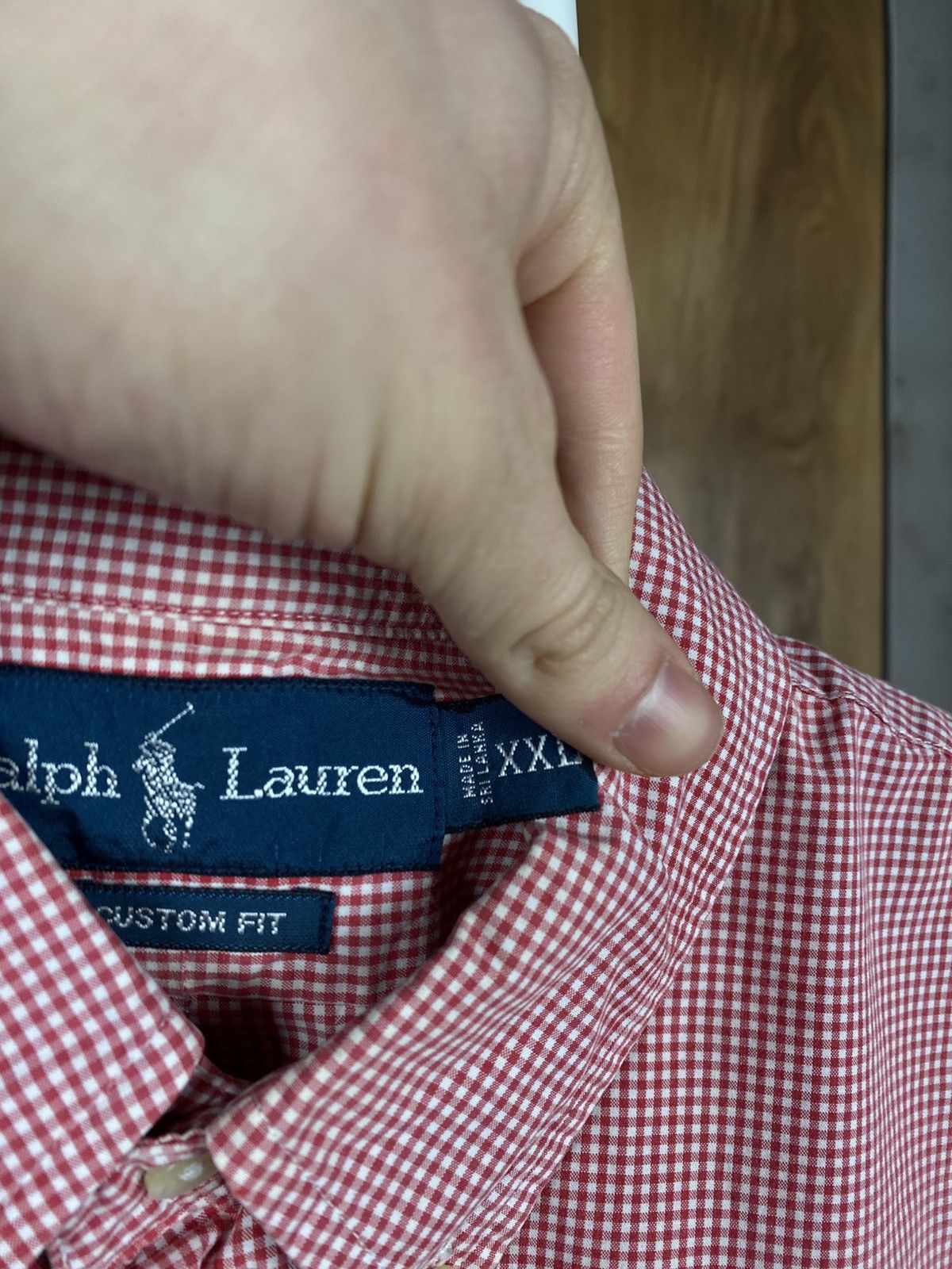 Polo Ralph Lauren 🎠Vintage 90s Shirt Short Sleeve Polo Ralph Lauren Checkered🎠 Size US XXL / EU 58 / 5 - 10 Thumbnail