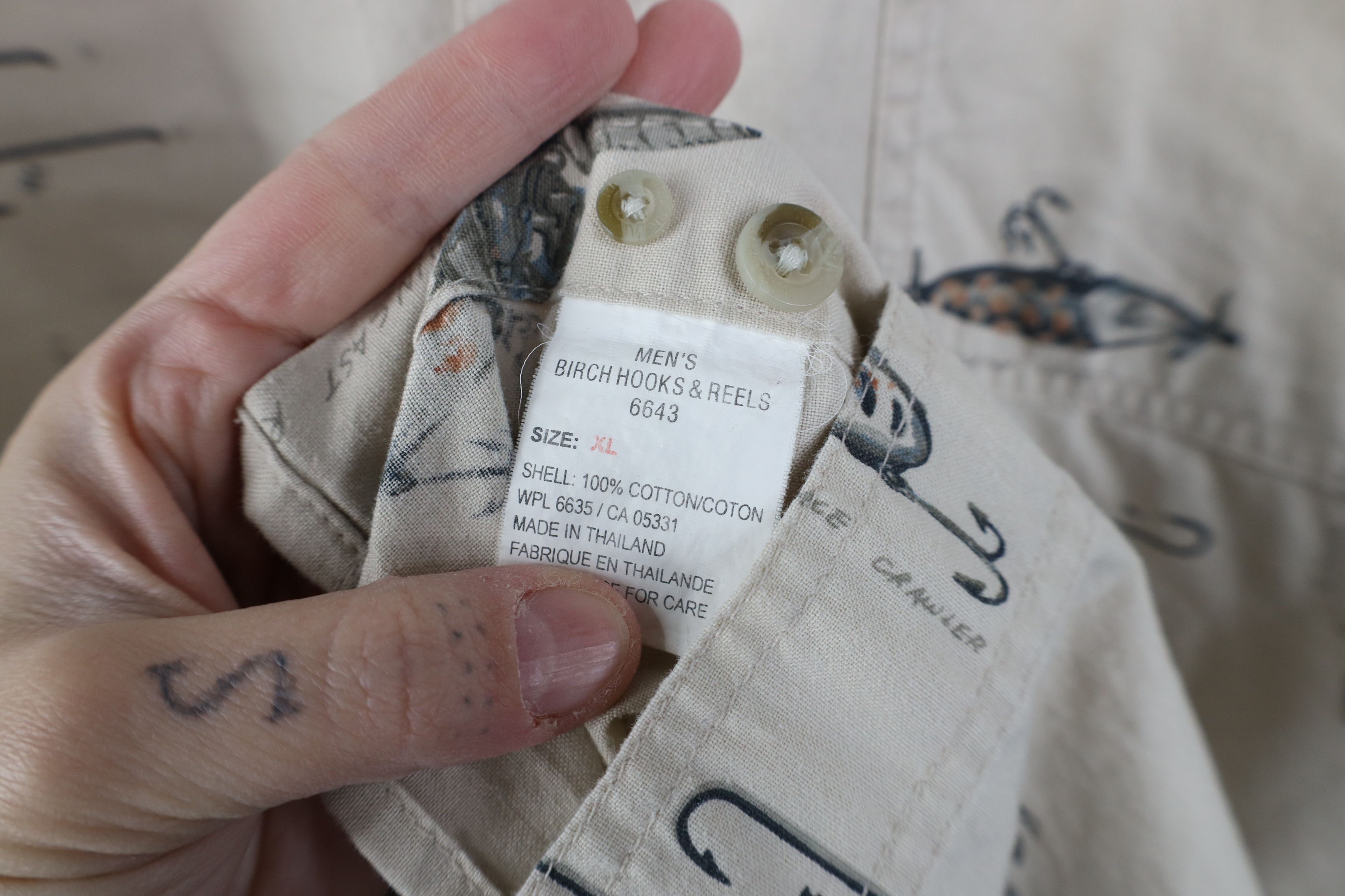 Woolrich Woolen Mills Vintage 90s Woolrich Over Print Short Sleeve Button Shirt Size US XL / EU 56 / 4 - 9 Thumbnail