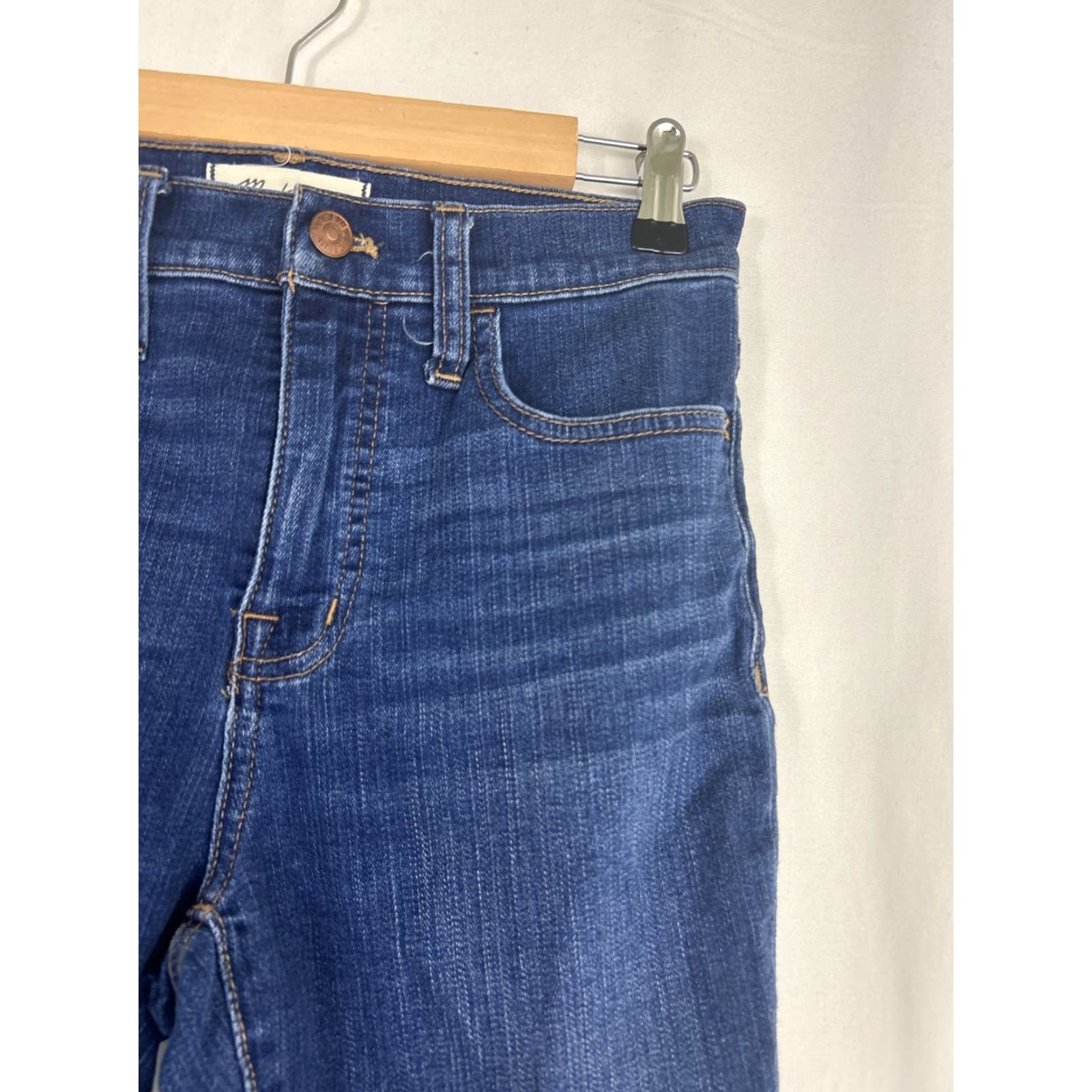 Madewell Madewell Jeans Orson Dark Wash Roadtripper Skinny High Rise 26 Women 26x28 Blue Denim Pants Size 26" / US 2 / IT 38 - 5 Thumbnail