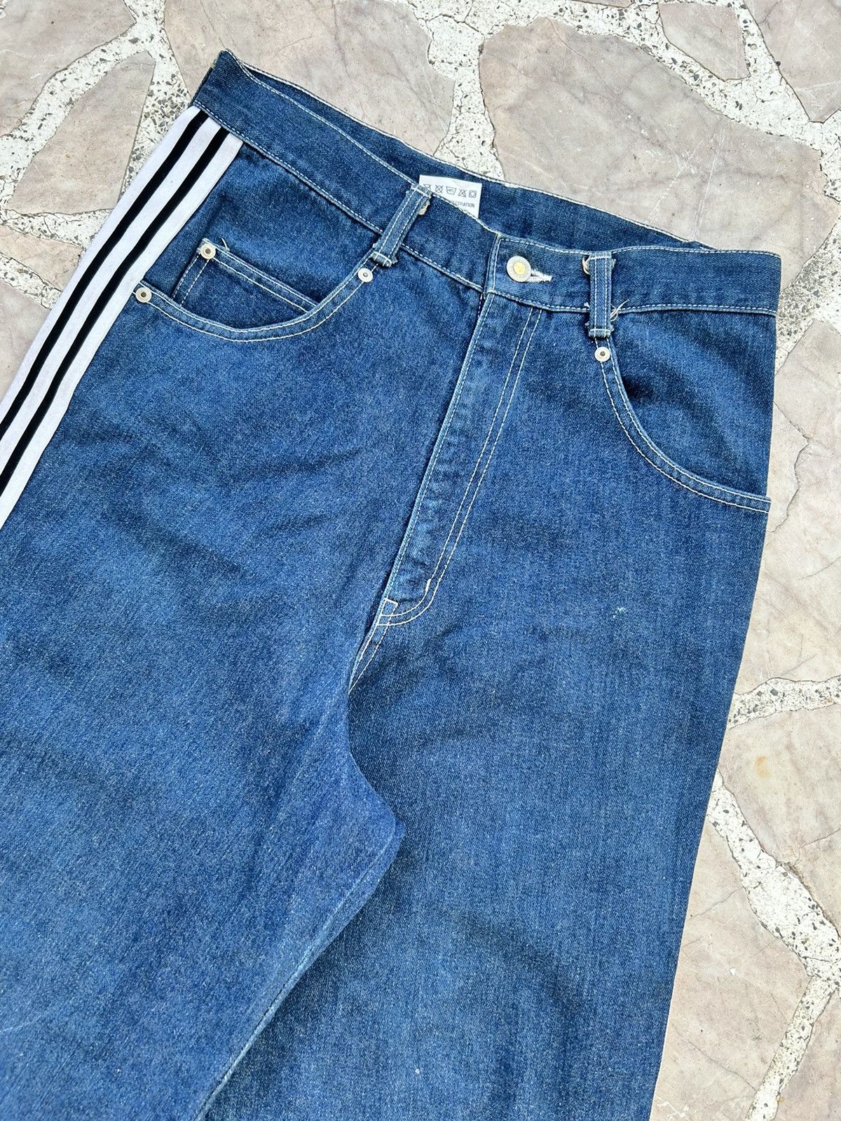 Dogtown Dogtown y2k carpenter white stripes jorts denim Size US 30 / EU 46 - 4 Thumbnail