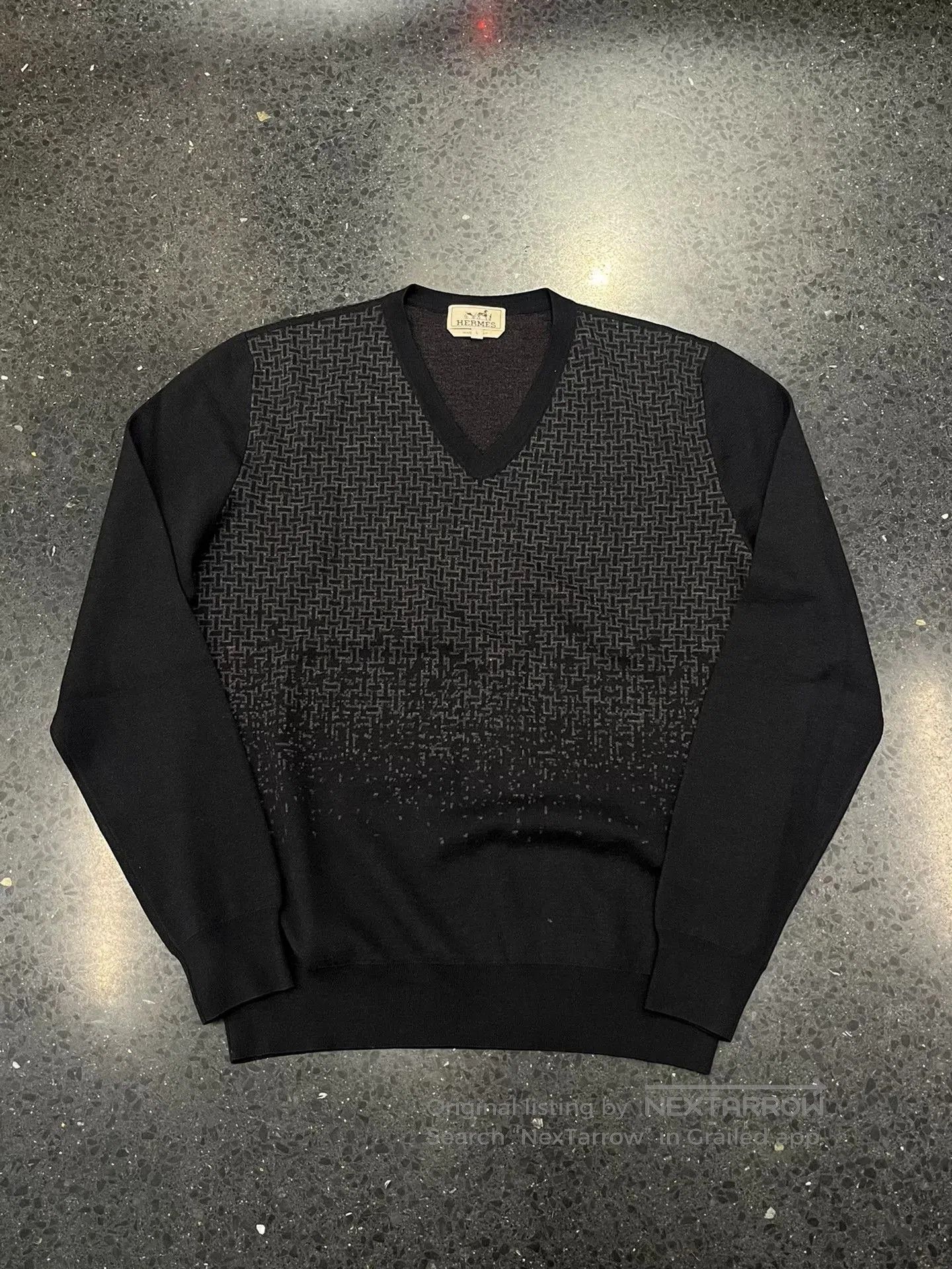 Hermes Hermès Men's Black Sweater. Size US L / EU 52-54 / 3 - 1 Thumbnail