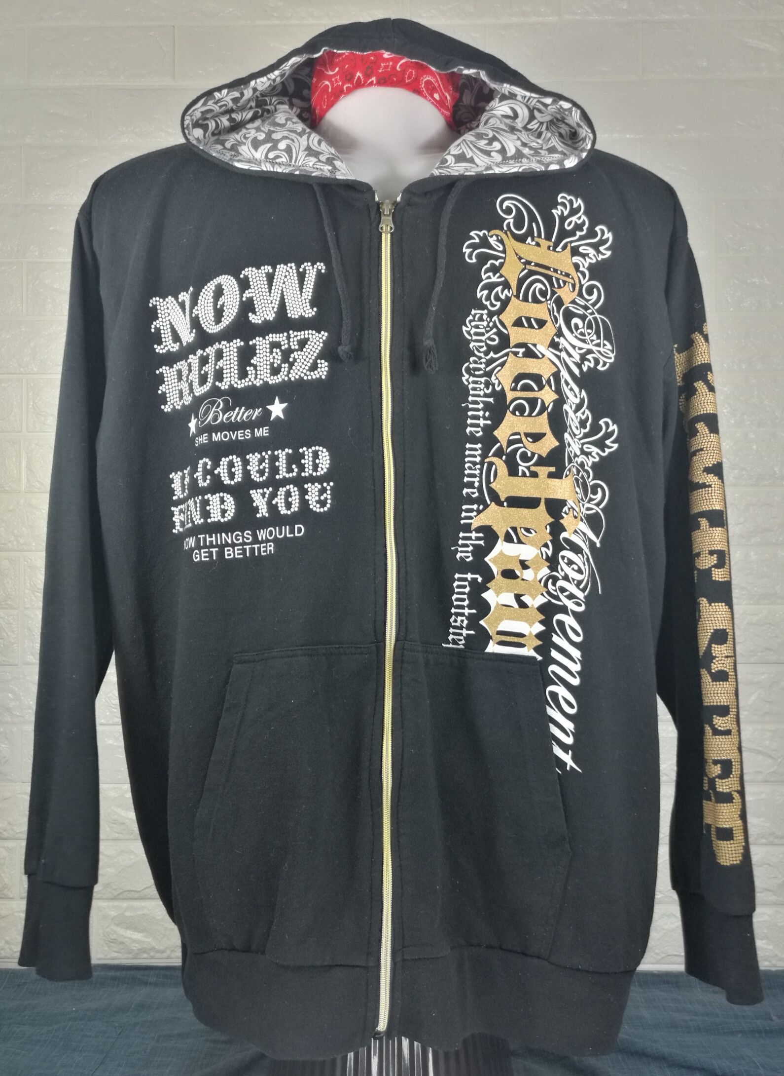 Japanese Brand Vintage Japanese Brand Time Step Hoodie Zipper Sweatshirt Size US L / EU 52-54 / 3 - 1 Thumbnail