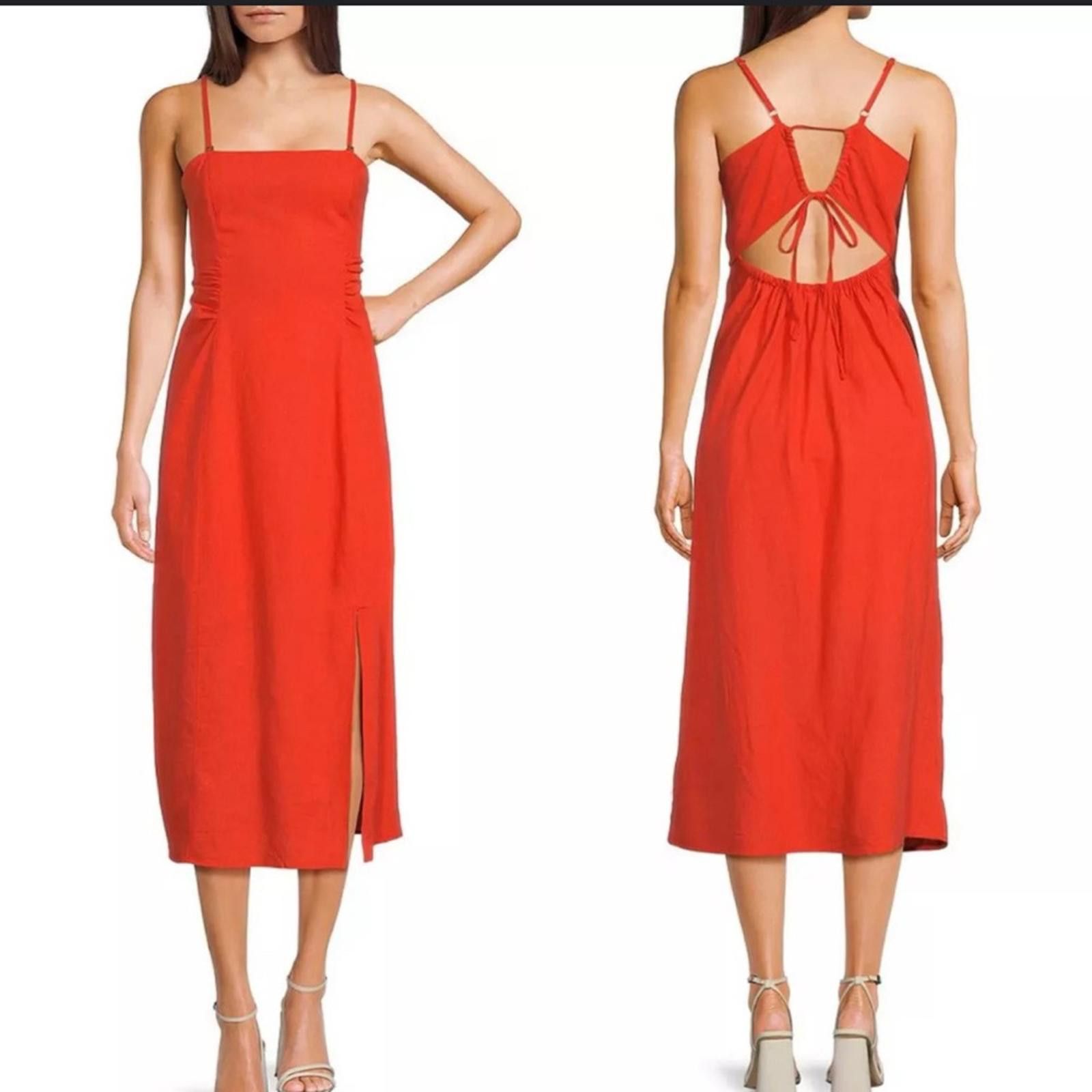 Other NWT Sam Edelman | Summer Linen blend Dress‎ Size XL / US 12-14 / IT 48-50 - 2 Thumbnail