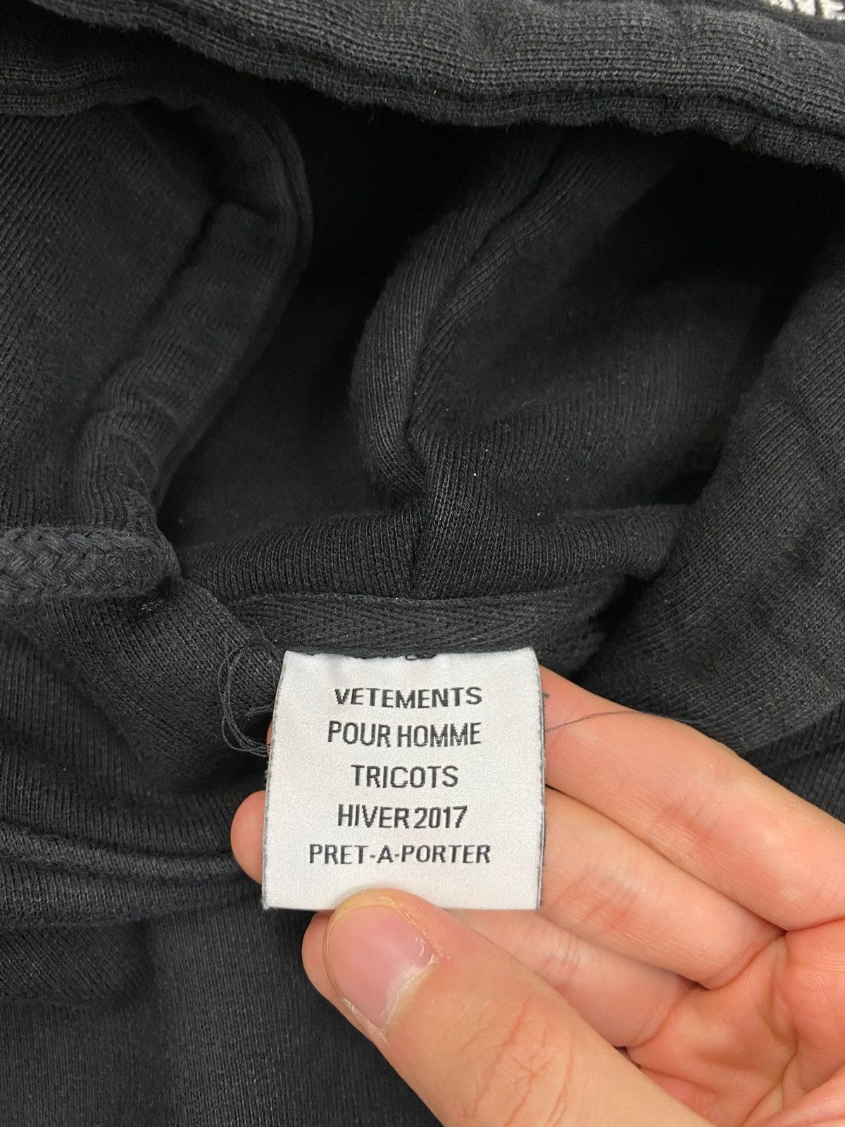 VETEMENTS AW16 11 INCH GUN CLUB OVERSIZED HOMME HOODIE