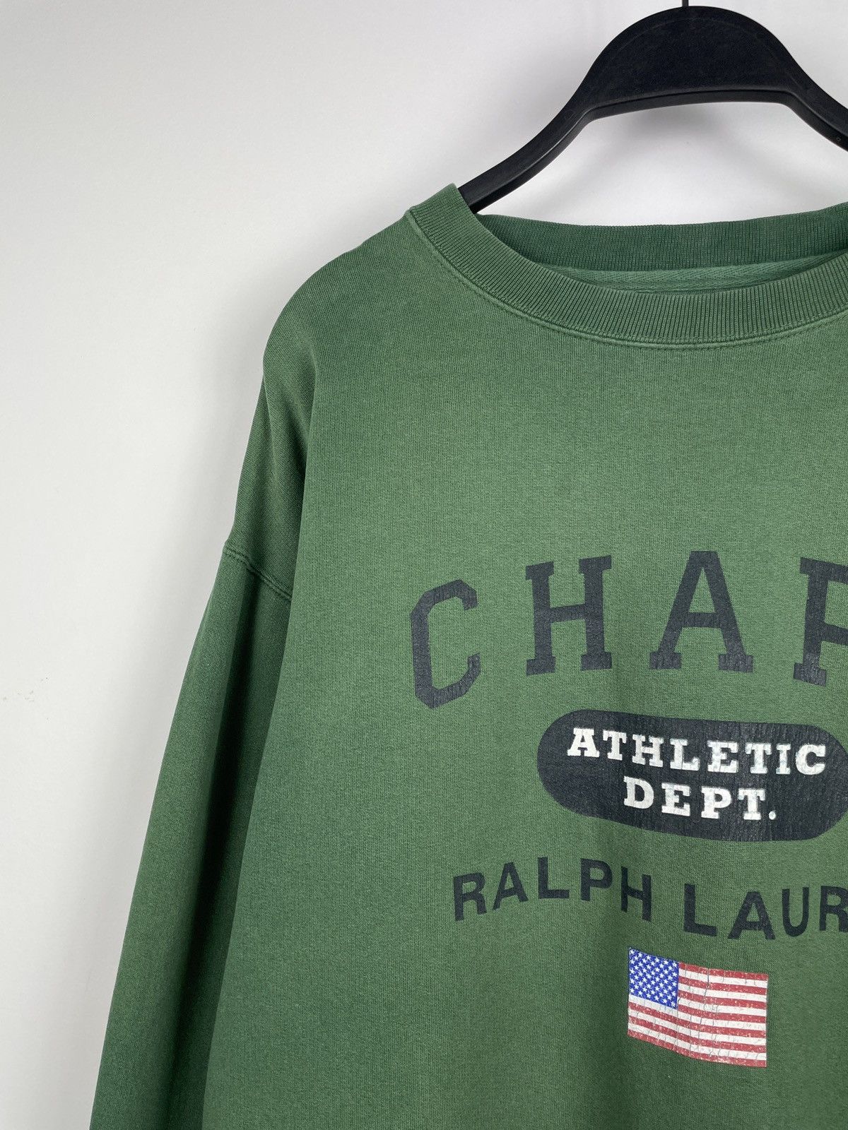 Chaps Ralph Lauren × Polo Ralph Lauren × Vintage Vintage 90’s Chaps Ralph Lauren Big Logo Oversize Sweatshirt Size US S / EU 44-46 / 1 - 2 Thumbnail