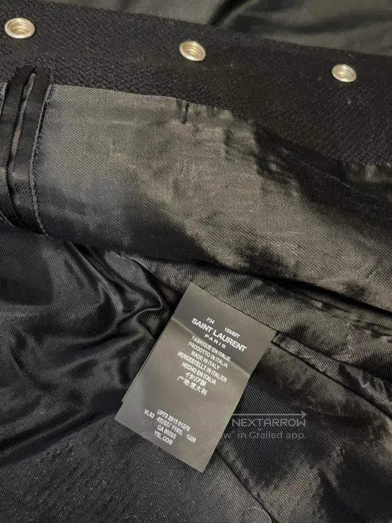 Saint Laurent Paris Saint Laurent Paris Wool Jacket Size XXS / US 00 / IT 34 - 2 Thumbnail