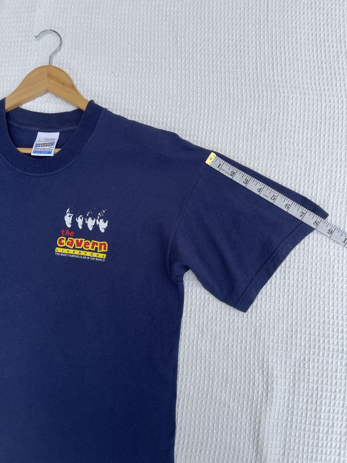 Band Tees Rare🔥Vtg 90s THE CAVERN LIVERPOOL The Beatles Tee Size US L / EU 52-54 / 3 - 8 Thumbnail
