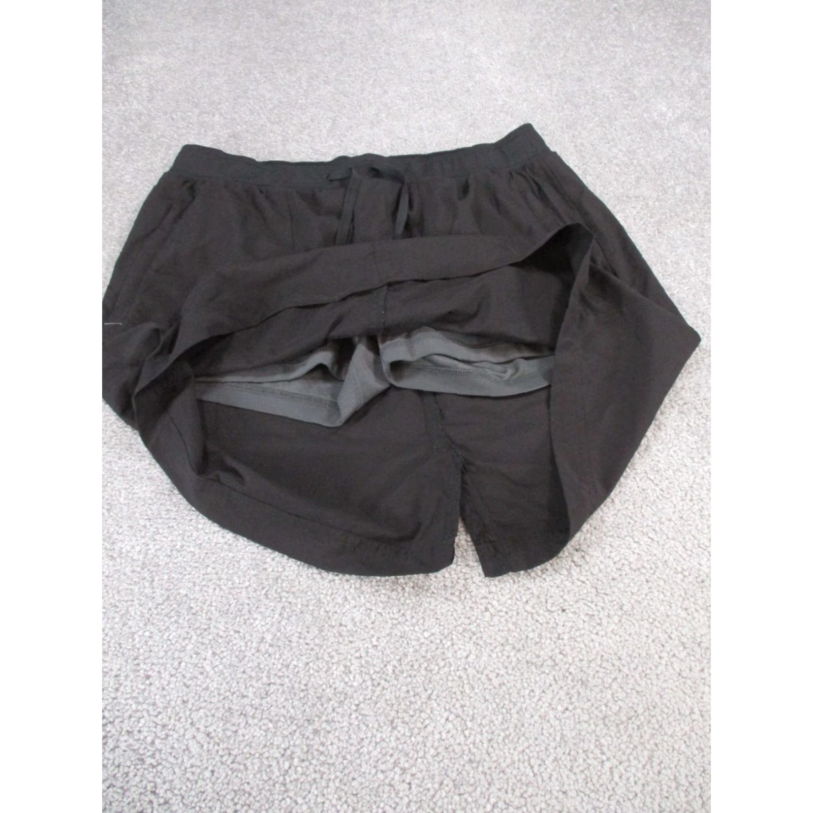 Vintage VINTAGE L.L. Bean Skort Womens Medium Black Nylon Athletic Casual Travel Outdoor Golf Hiking Size ONE SIZE - 4 Thumbnail