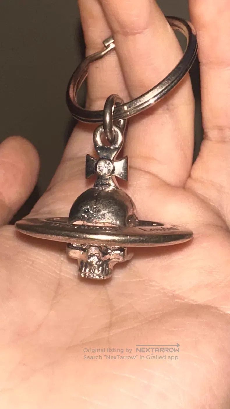 Vivienne Westwood Vivienne Westwood Old-style skull keychain, can be convert Size ONE SIZE - 1 Thumbnail
