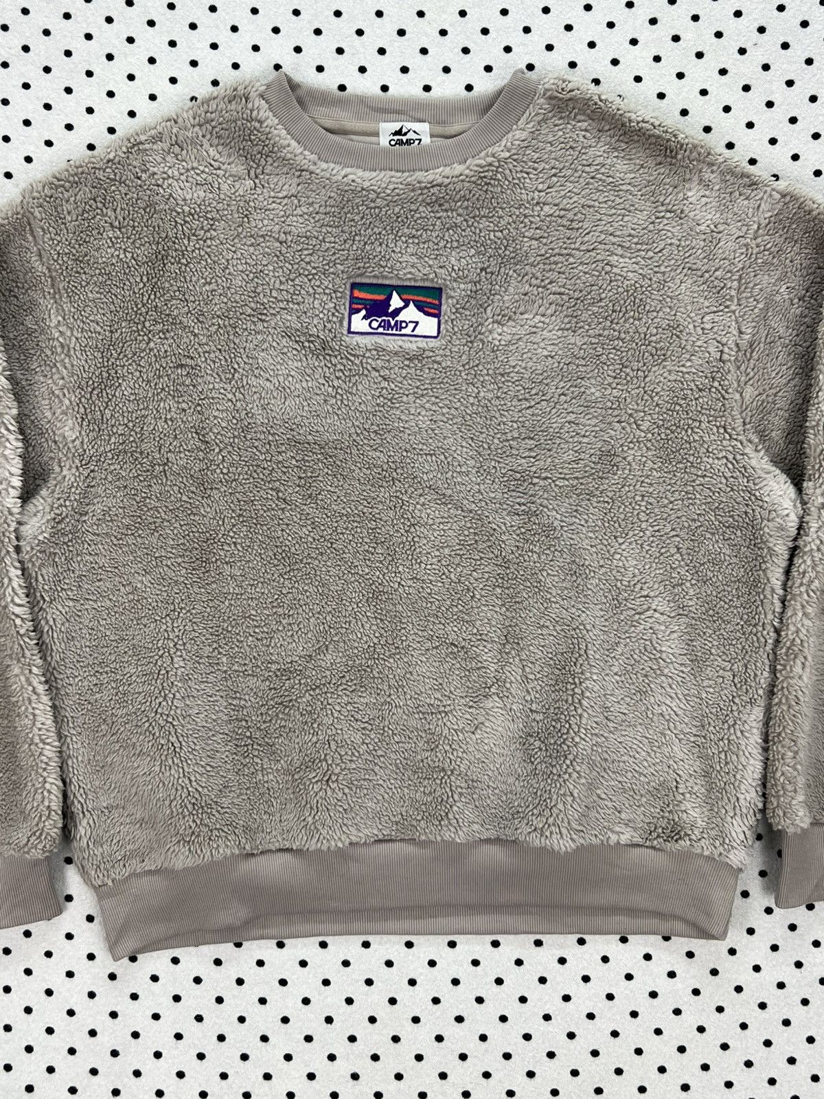 Japanese Brand Camp 7 Sherpa Fleece Sweatshirt Size US L / EU 52-54 / 3 - 3 Thumbnail
