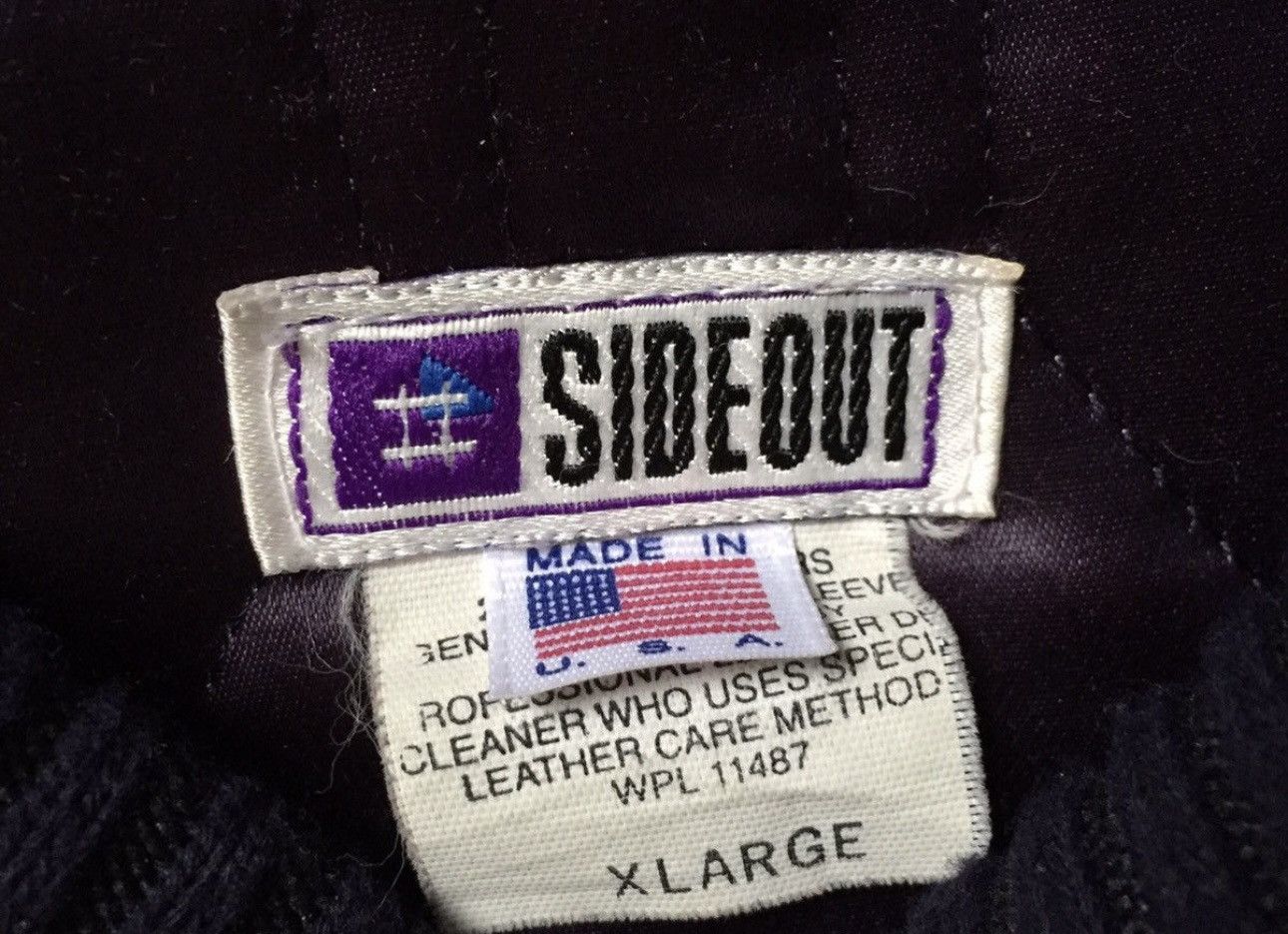 Sideout Varisty Jacket vintage wool/leather size XL Size US XL / EU 56 / 4 - 7 Thumbnail