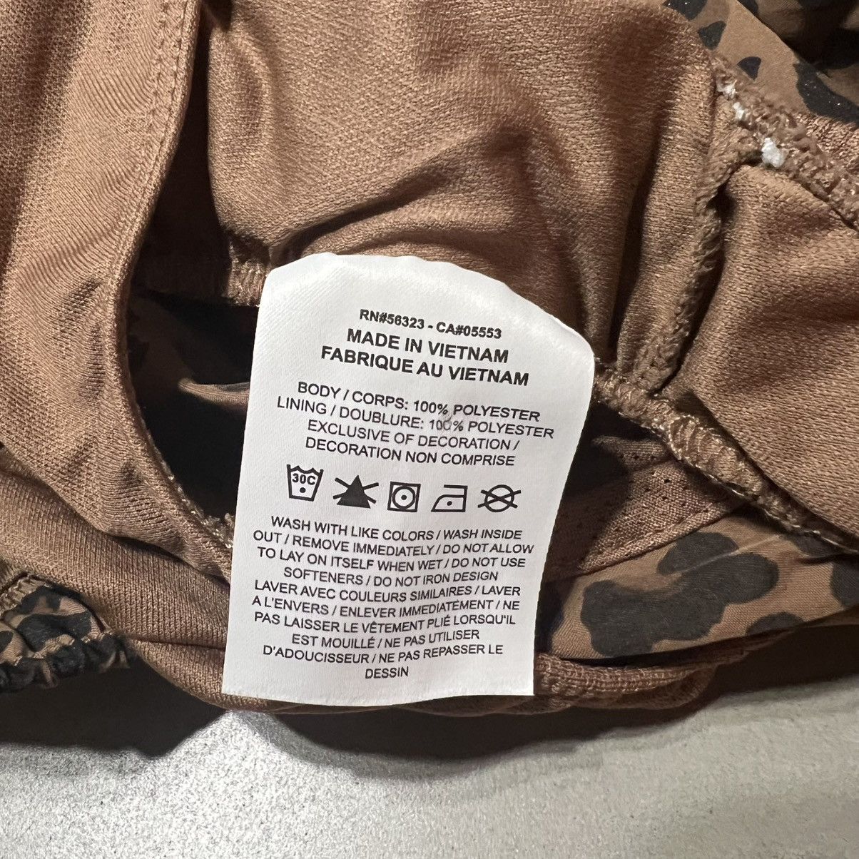 Nike Dri Fit Tempo Leopard Print Shorts SZ M Size 26" / US 2 / IT 38 - 10 Thumbnail