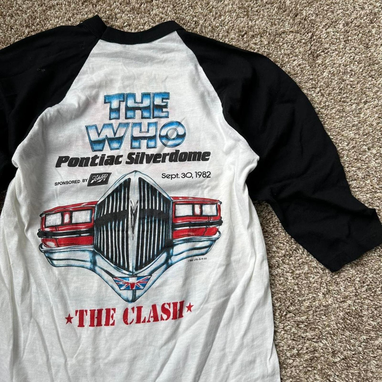 Band Tees × Vintage Vintage 80s Detroit The Clash The Who Band Tee Graphic Size US M / EU 48-50 / 2 - 6 Thumbnail