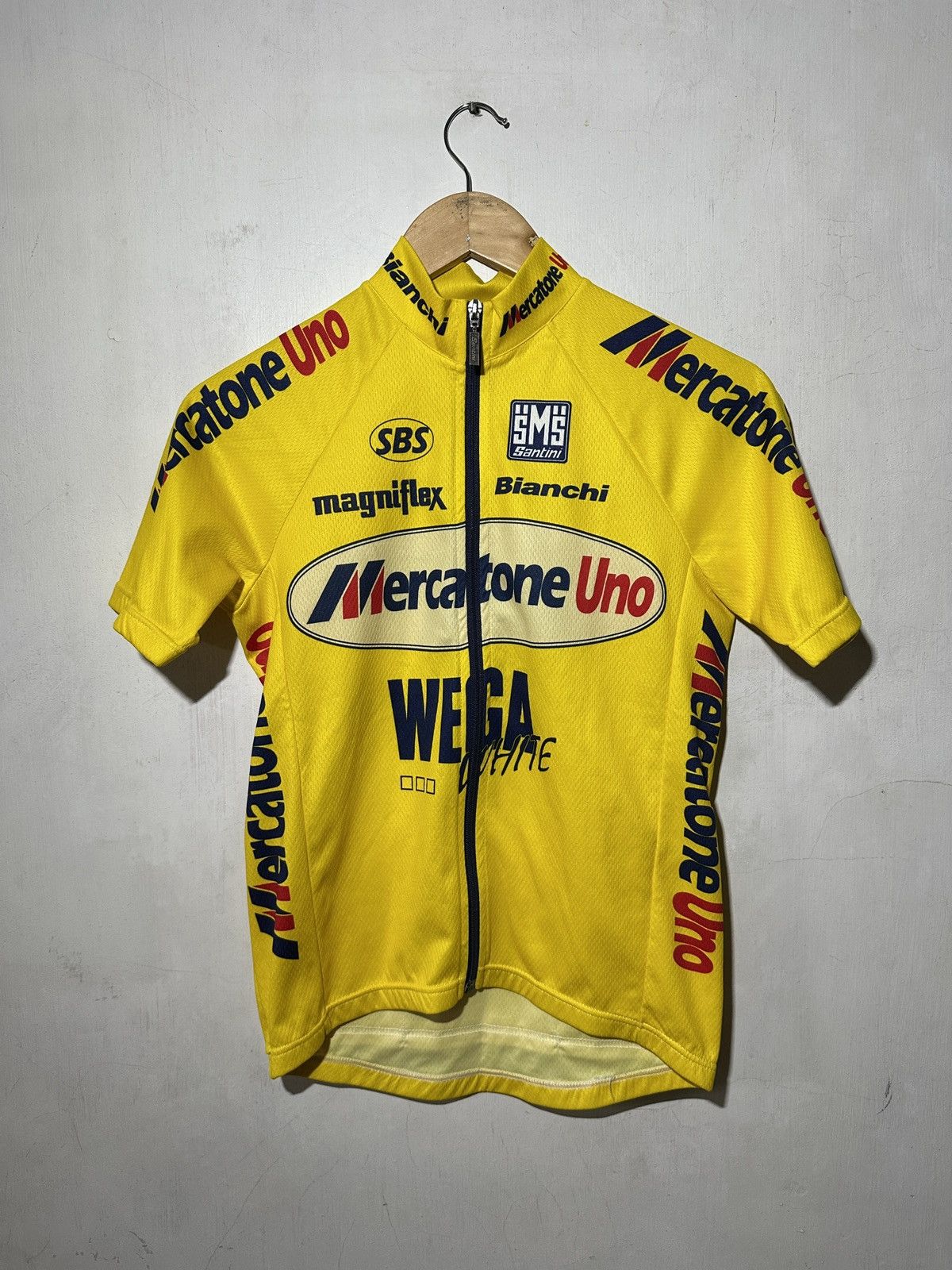 Other × Vintage Vintage Mercatone Uno Cycling Jersey Size US S / EU 44-46 / 1 - 1 Thumbnail