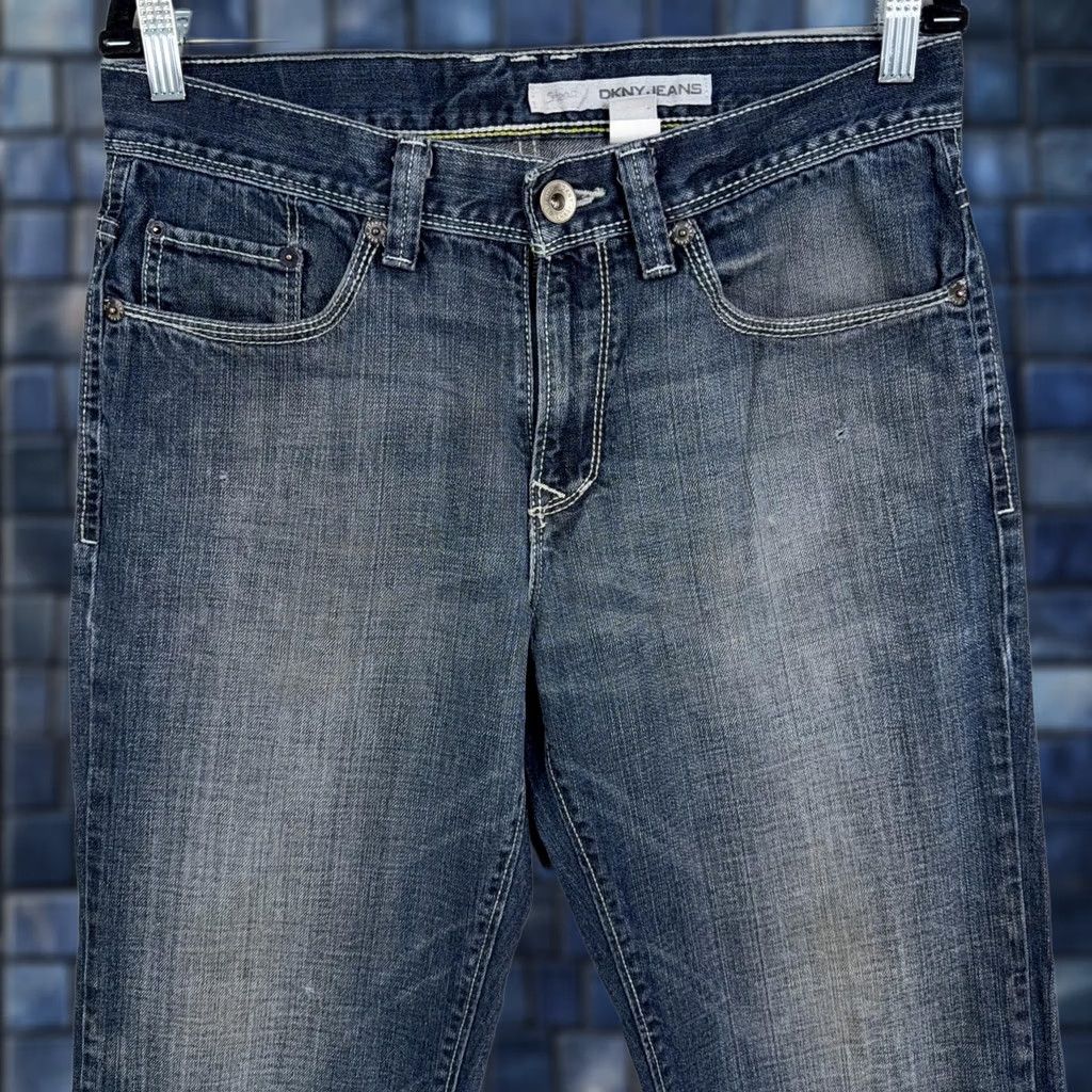 DKNY DKNY Jeans Mens 32x32 Blue Baggy Skater Embroidered Denim Y2K Mall Grunge Size US 32 / EU 48 - 1 Thumbnail