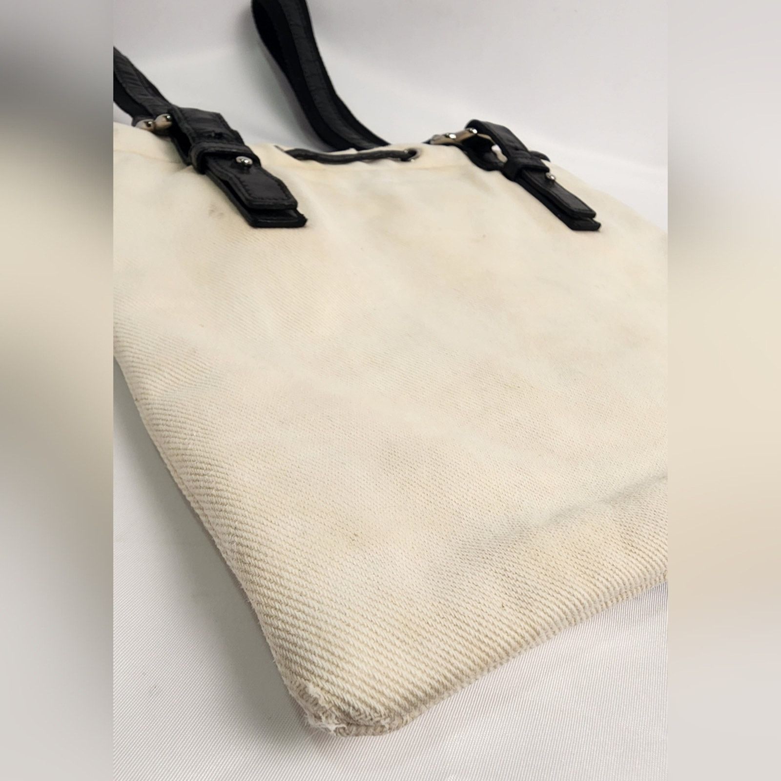 Yves Saint Laurent Yves Saint Laurent YSL Brown Cream Kahala Tote Messenger Bag Size ONE SIZE - 9 Thumbnail