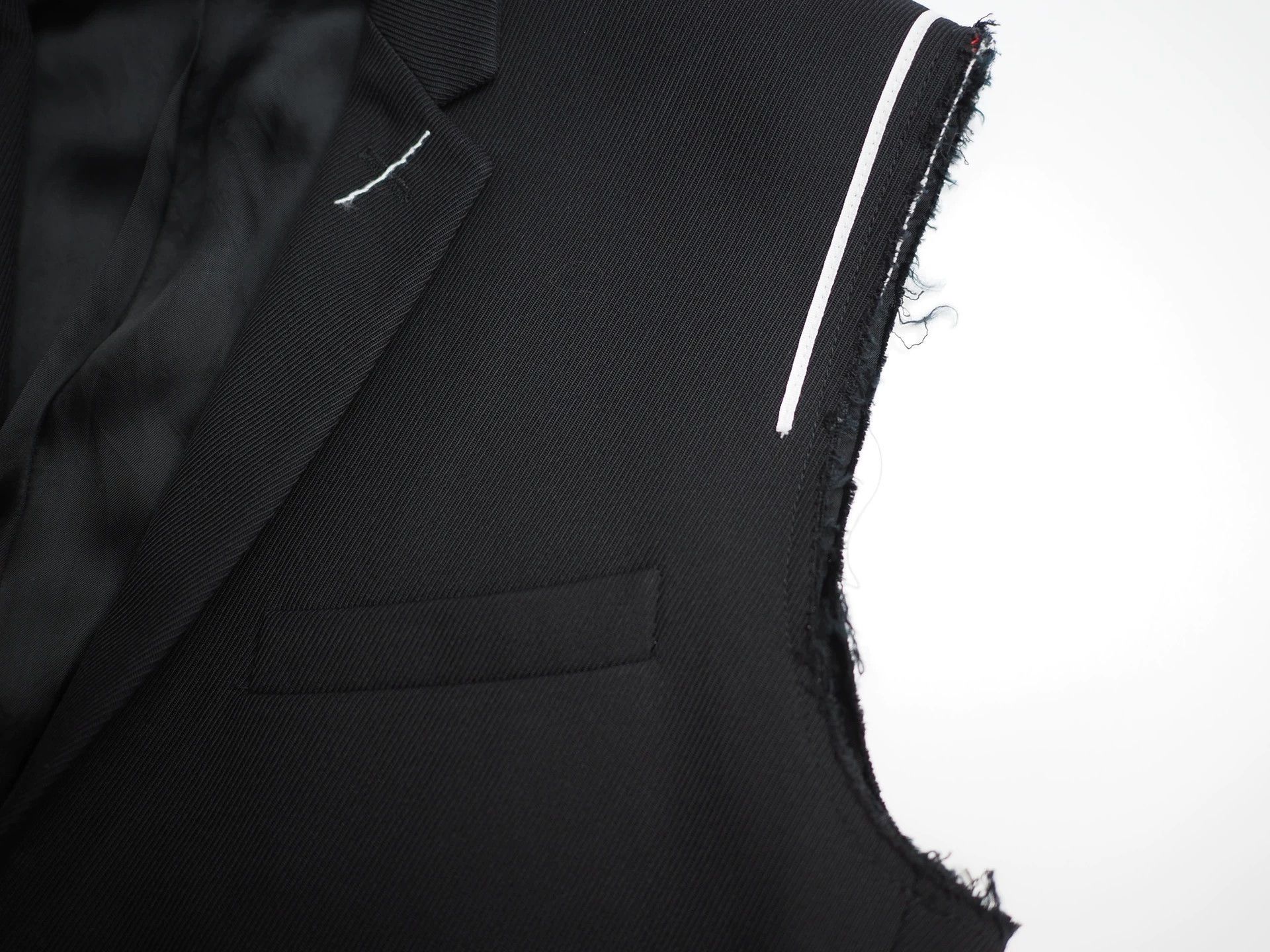 Dior FW17 runway-style Dior black wool vest Size L / US 10 / IT 46 - 4 Thumbnail