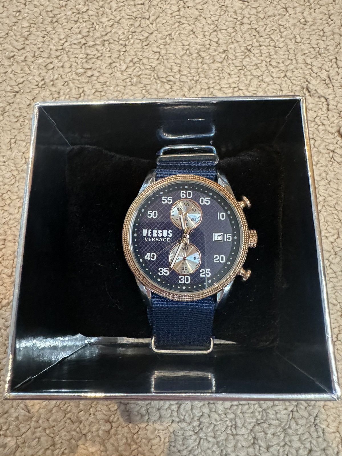 Versus Versace Versus Versace Shoreditch Two Tone Chronograph Watch Size ONE SIZE - 1 Thumbnail