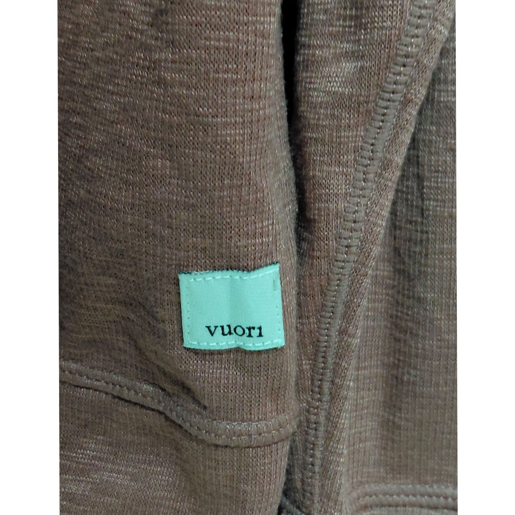 Vuori Vuori Long Sleeve Top Knit Brown Solid Women XL Size XL / US 12-14 / IT 48-50 - 3 Thumbnail