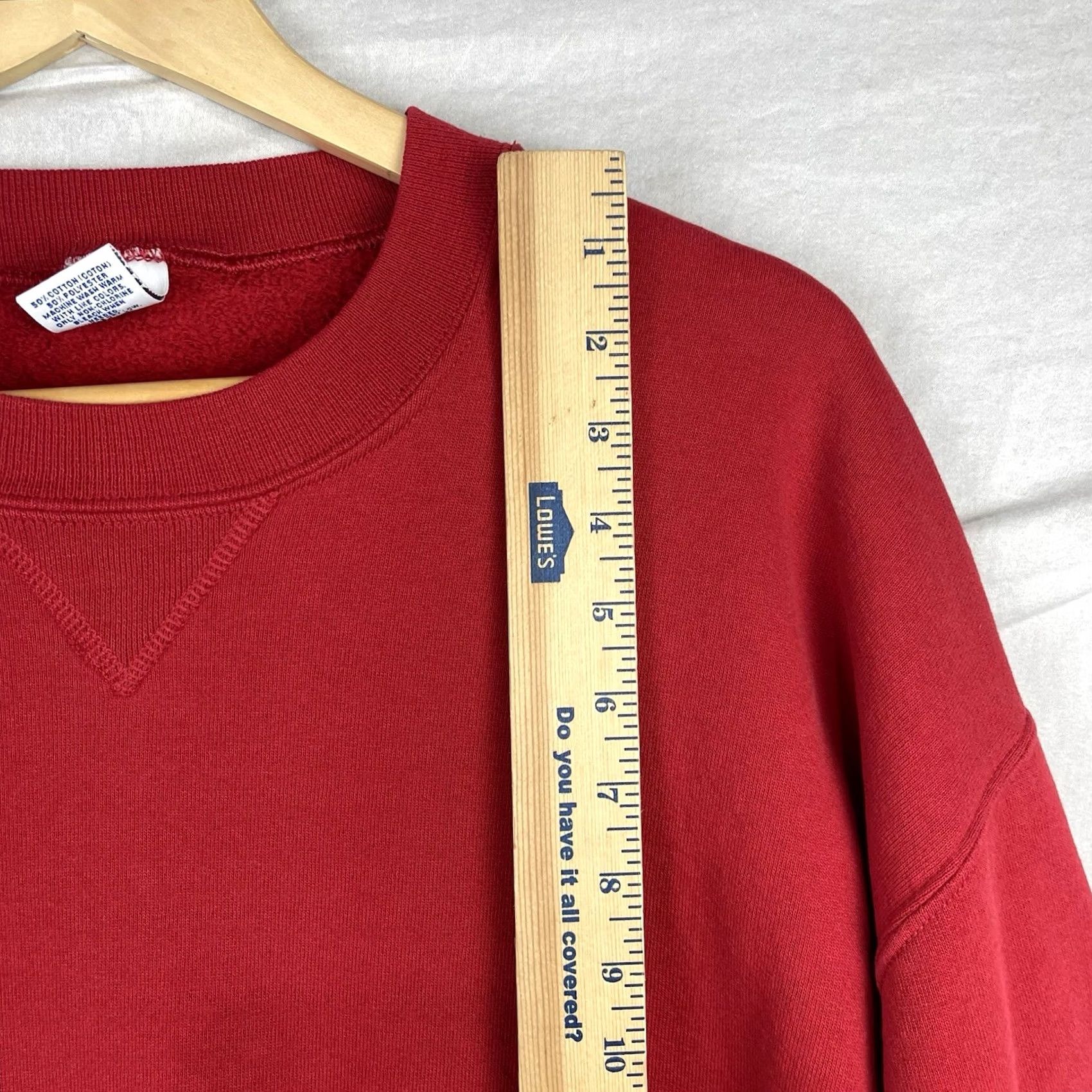 Russell Athletic VINTAGE Russell Athletic Sweatshirt Mens XL Tall Red Pullover Crew Neck Sweatshirt Size US XL / EU 56 / 4 - 6 Thumbnail