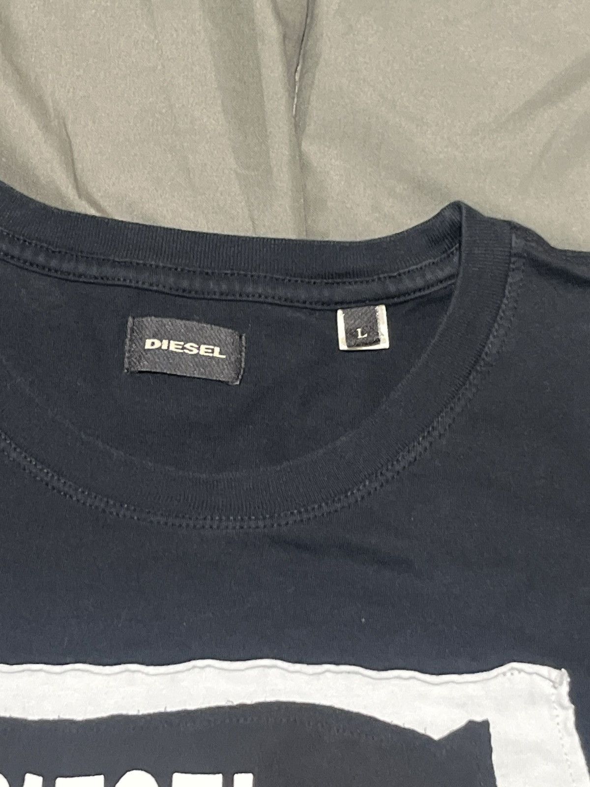 Diesel Black 2000s Diesel Tee Size US L / EU 52-54 / 3 - 3 Thumbnail