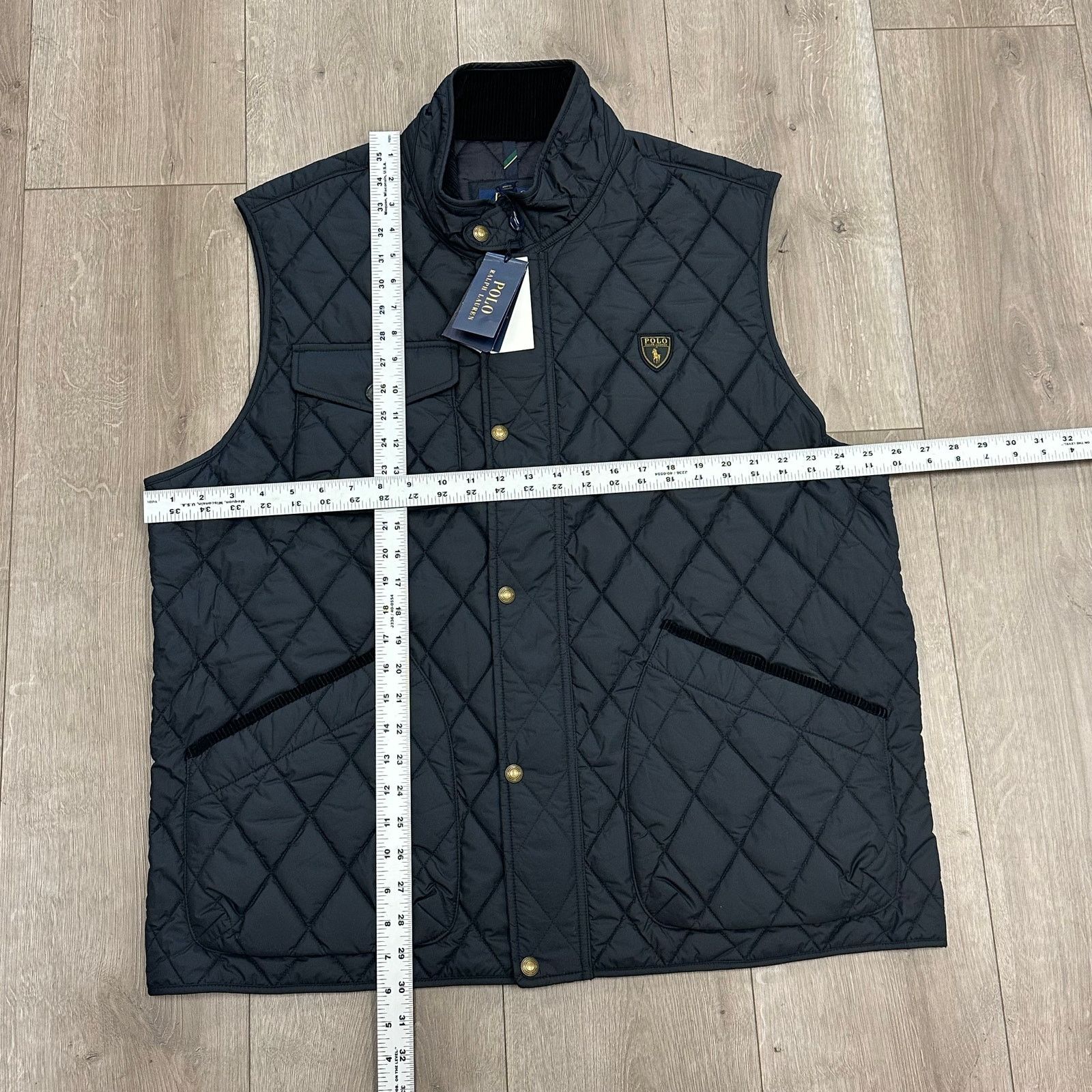 Polo Ralph Lauren New Polo Ralph Lauren navy blue quilted Beaton utility vest Size US XXL / EU 58 / 5 - 4 Thumbnail