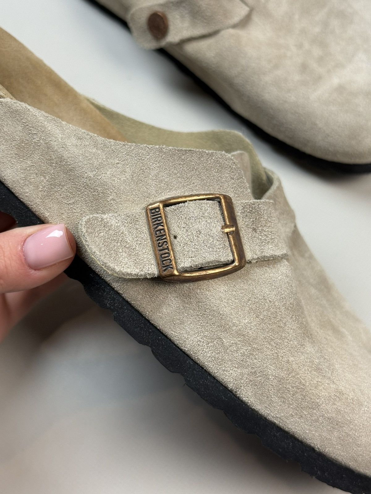 Birkenstock Birkenstock Boston Ladies Suede Clogs Sabo Shoes Flats Size US 7 / IT 37 - 5 Thumbnail