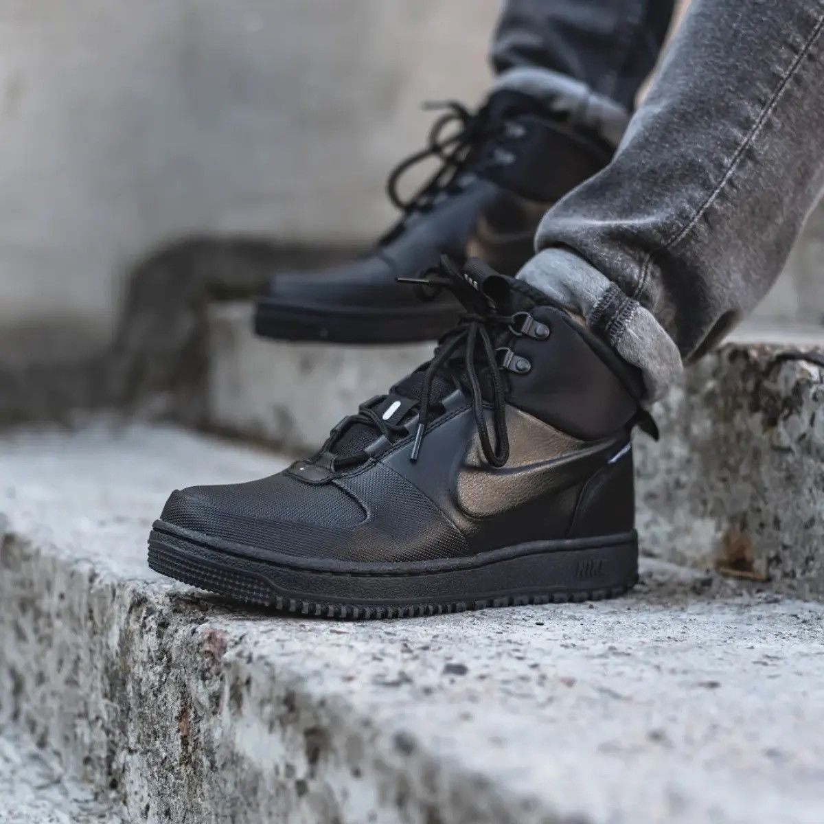 Nike Nike Path Winter Triple BLK Sneaker Men's Size 13 BQ4223-001 Size US 13 / EU 46 - 3 Thumbnail
