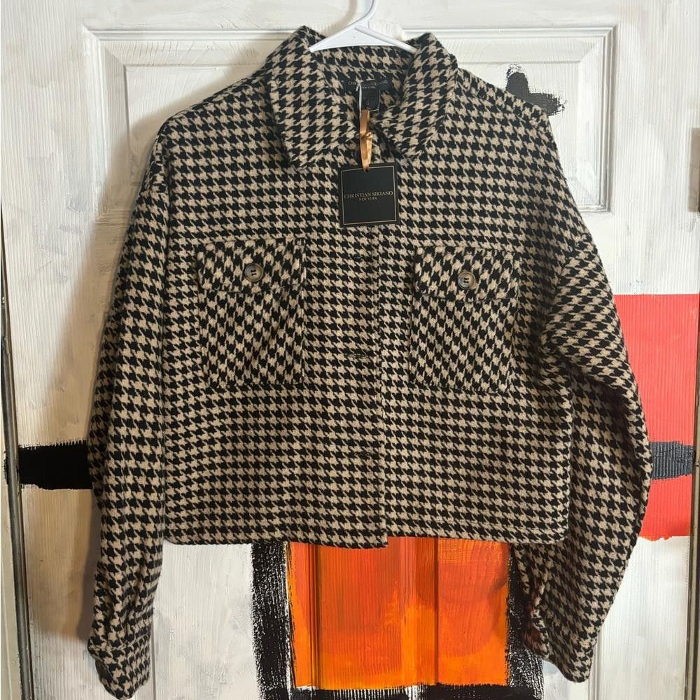 Designer Christian Soriano medium houndstooth jacket Size M / US 6-8 / IT 42-44 - 1 Thumbnail
