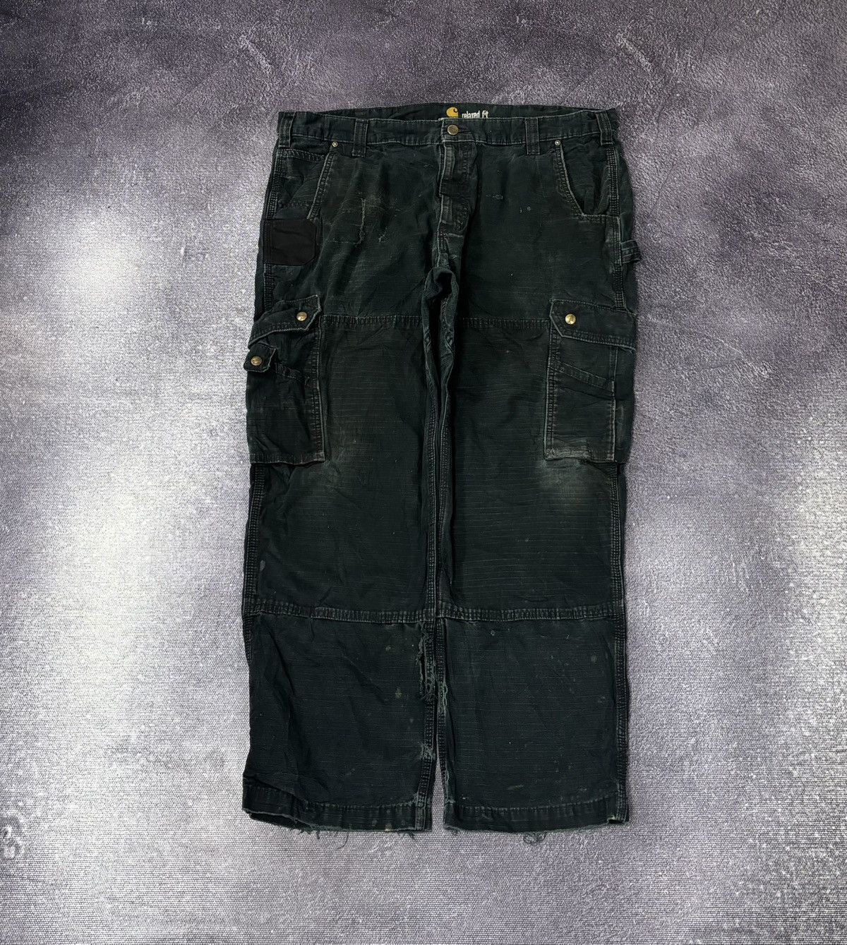 Carhartt Vintage Carhartt USA Dark Green Work Hype Baggy Cargo Pants Size US 40 / EU 56 - 2 Thumbnail