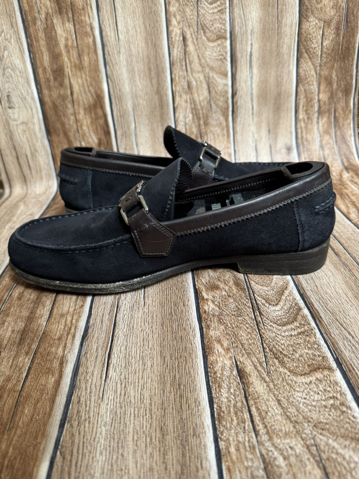 Louis Vuitton suede leather loafers Size US 9.5 / EU 42-43 - 9 Thumbnail