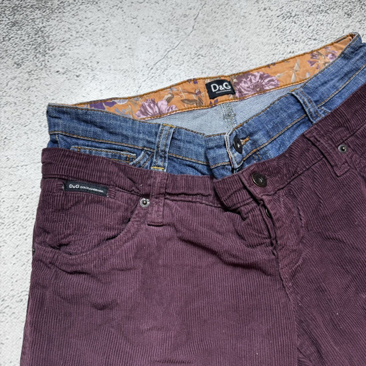Dolce & Gabbana vintage velvet horts dolce gabbana double waist Size 26" / US 2 / IT 38 - 5 Thumbnail