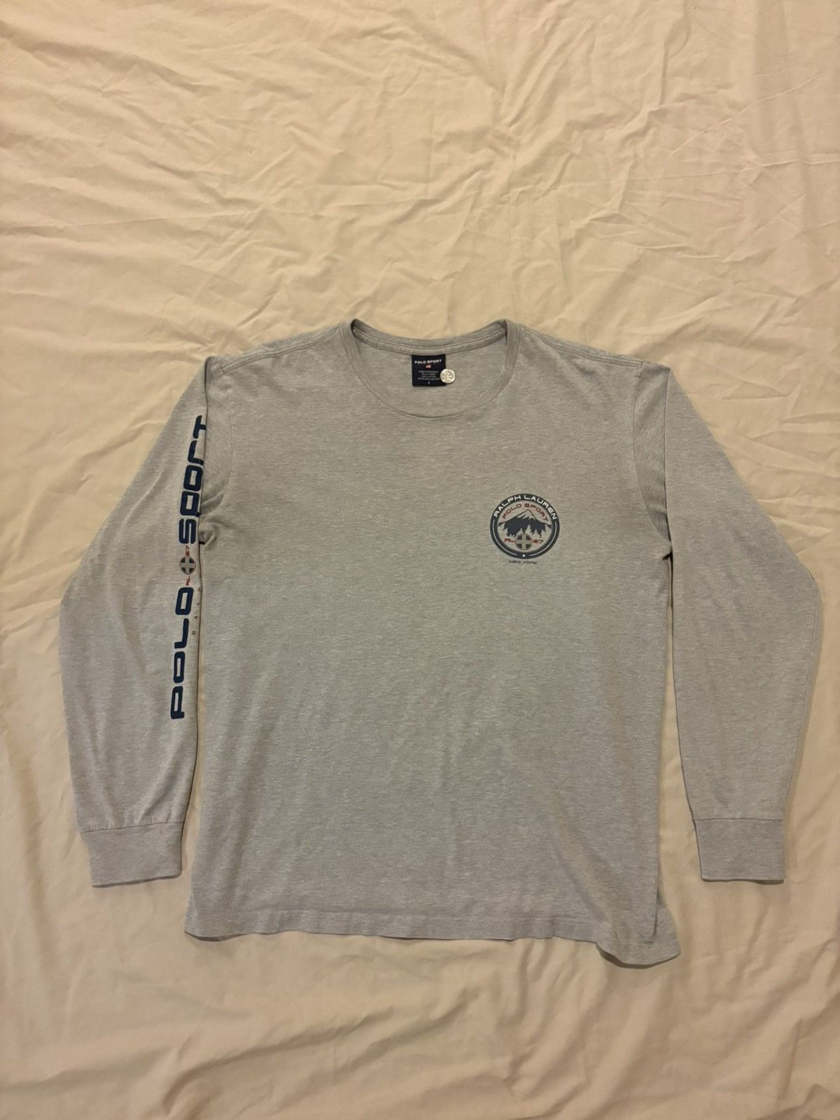 Polo Ralph Lauren RALPH LAUREN POLO SPORT LONG SLEEVE GRAY T-SHIRT Size US S / EU 44-46 / 1 - 5 Thumbnail