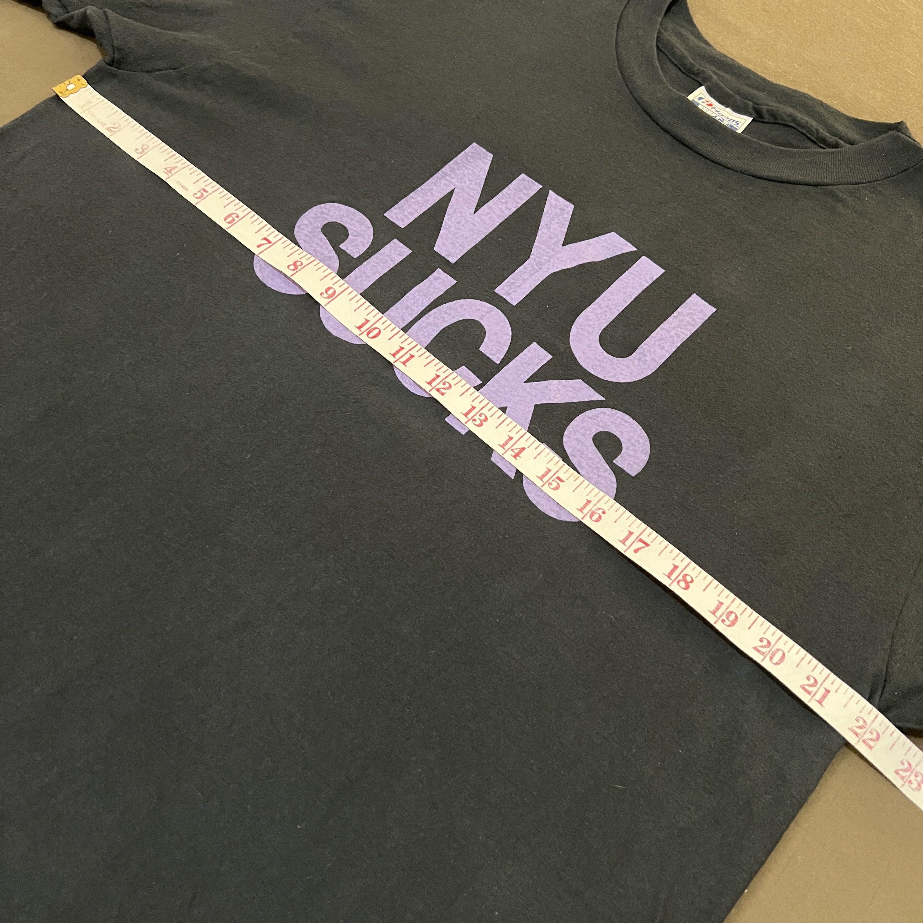 Vintage Vintage 90s nyu sucks usc swallows funny humor Tee XL Size US XL / EU 56 / 4 - 6 Thumbnail