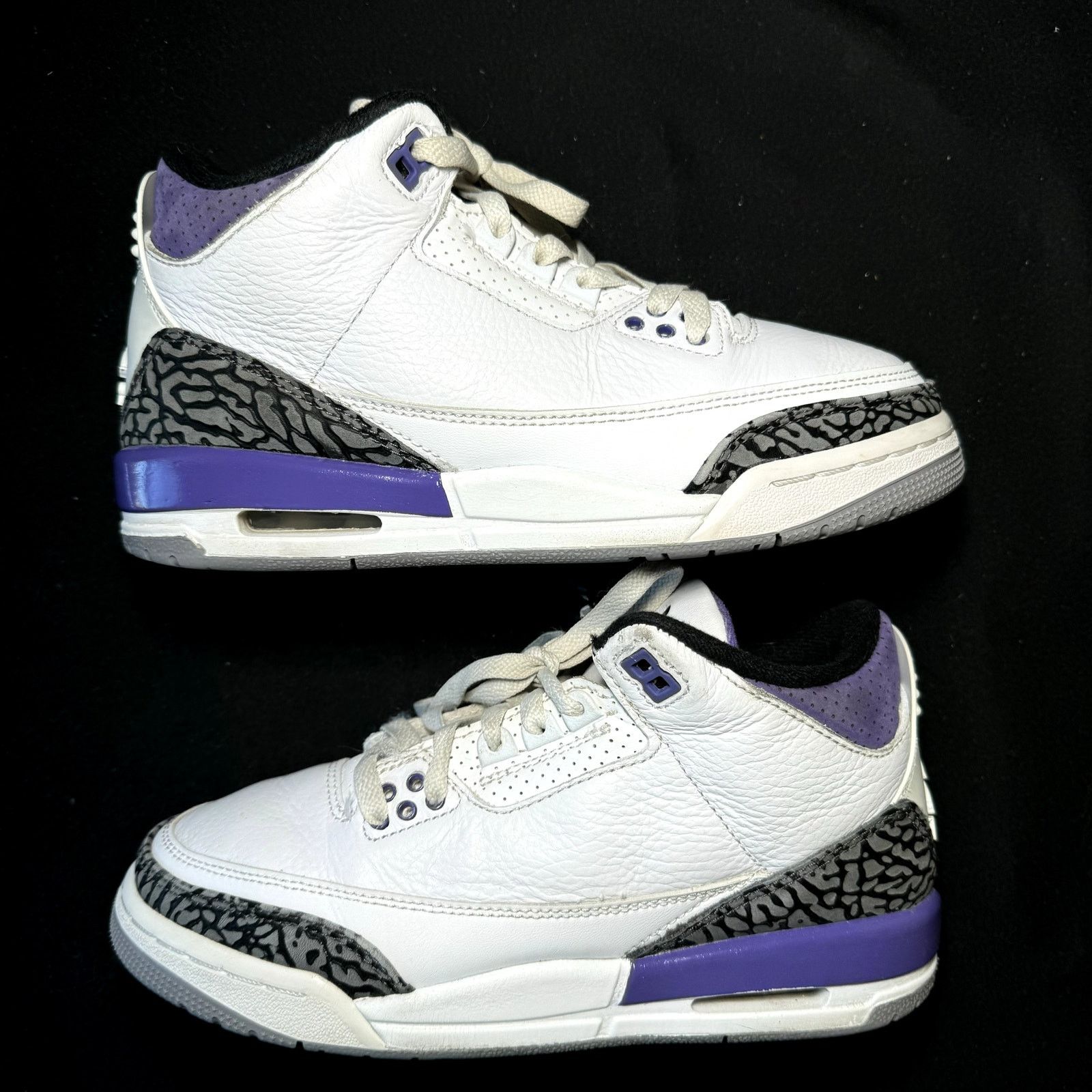 Jordan Brand × Nike Size 5 - Nike Air Jordan 3 Retro GS Dark Iris Men's Shoes Size US 5 / EU 37 - 2 Thumbnail