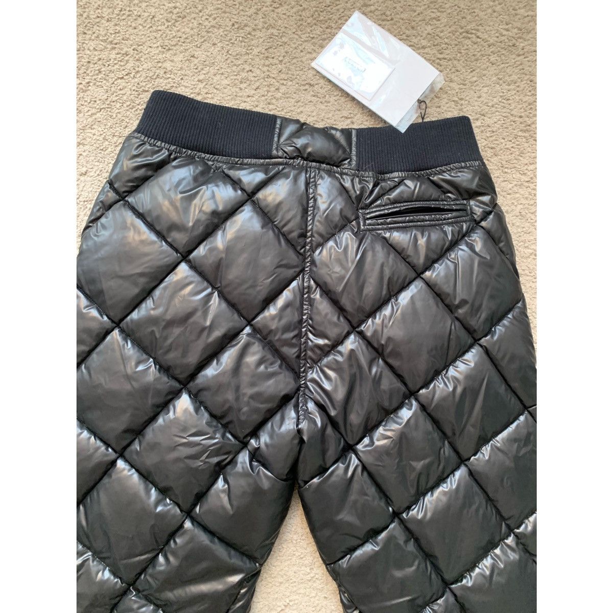 Other LUXTON LUXURY BLACK QUILTED PUFFER PANTS Size US 32 / EU 48 - 14 Thumbnail