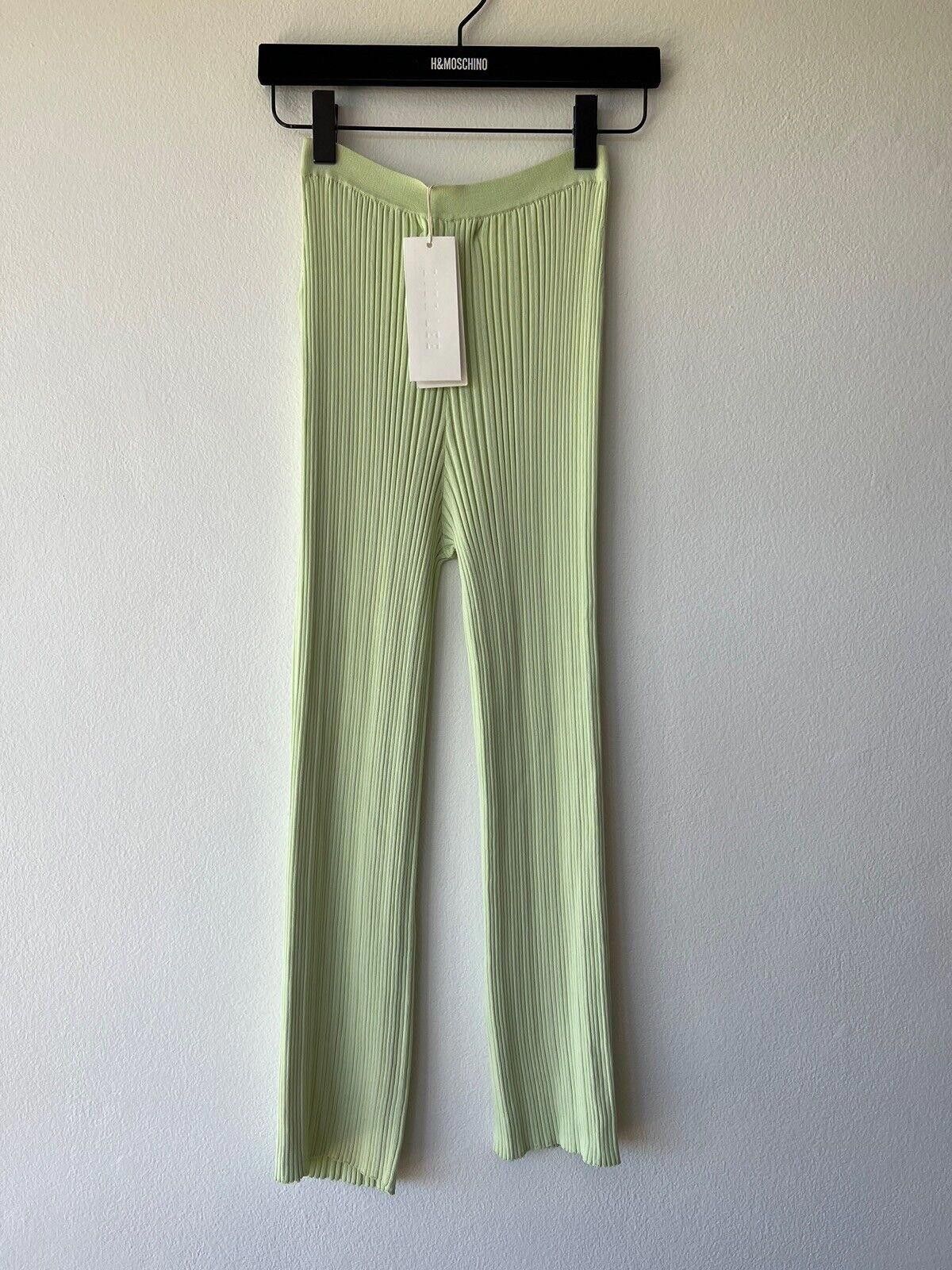 Dion Lee New dion lee float rib pant knit knitted rib small s 8 green Size 28" / US 6 / IT 42 - 5 Thumbnail