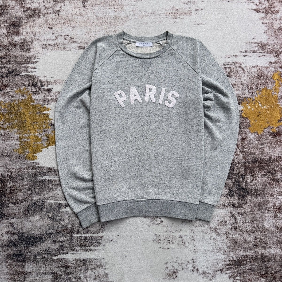 Sandro SANDRO PARIS CARPET LOGO RARE SWEATSHIRT Size US M / EU 48-50 / 2 - 1 Thumbnail
