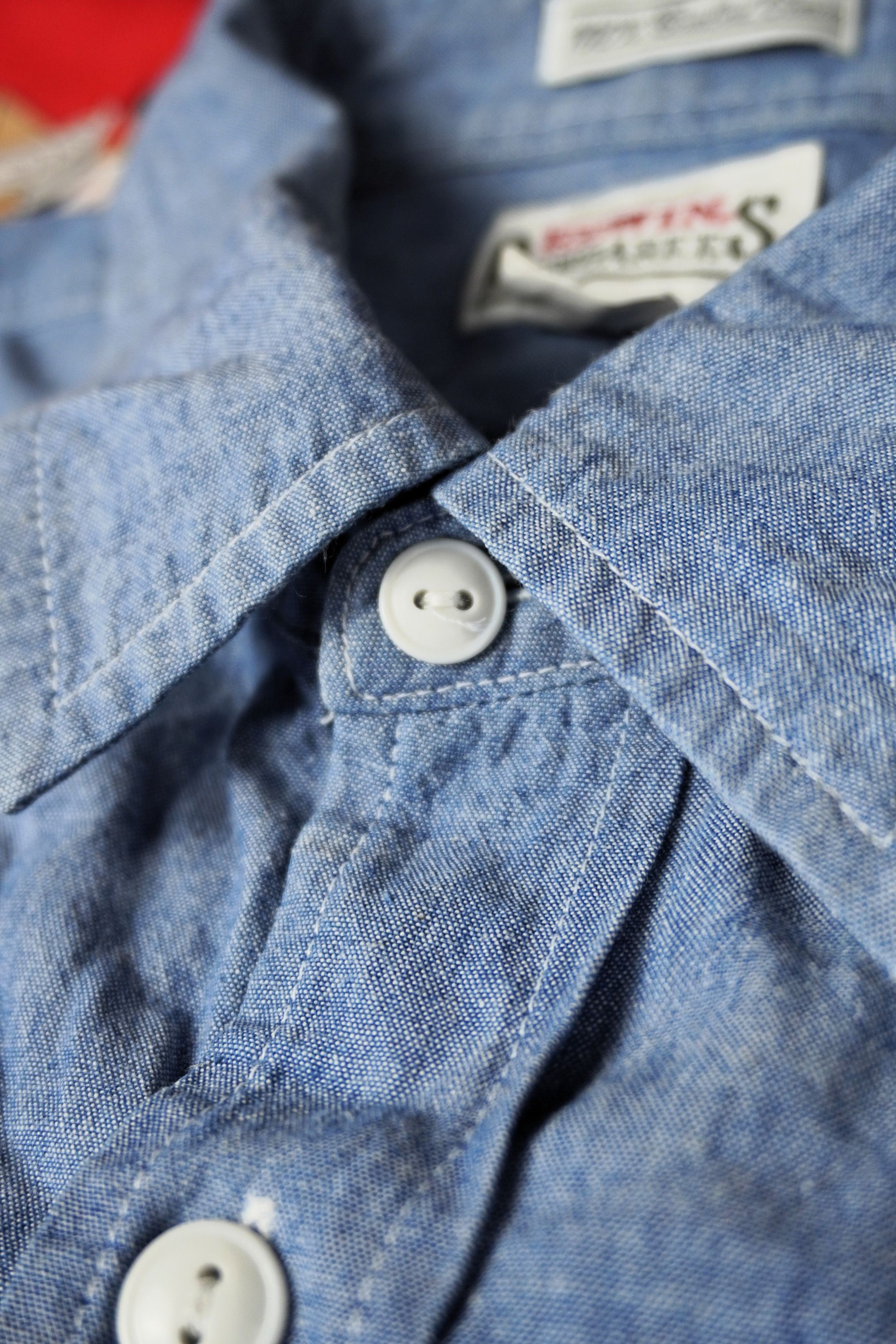 Edwin Vtg Edwin Dungarees Chambray Long Sleeve Double Lot 5041 Size US L / EU 52-54 / 3 - 3 Thumbnail