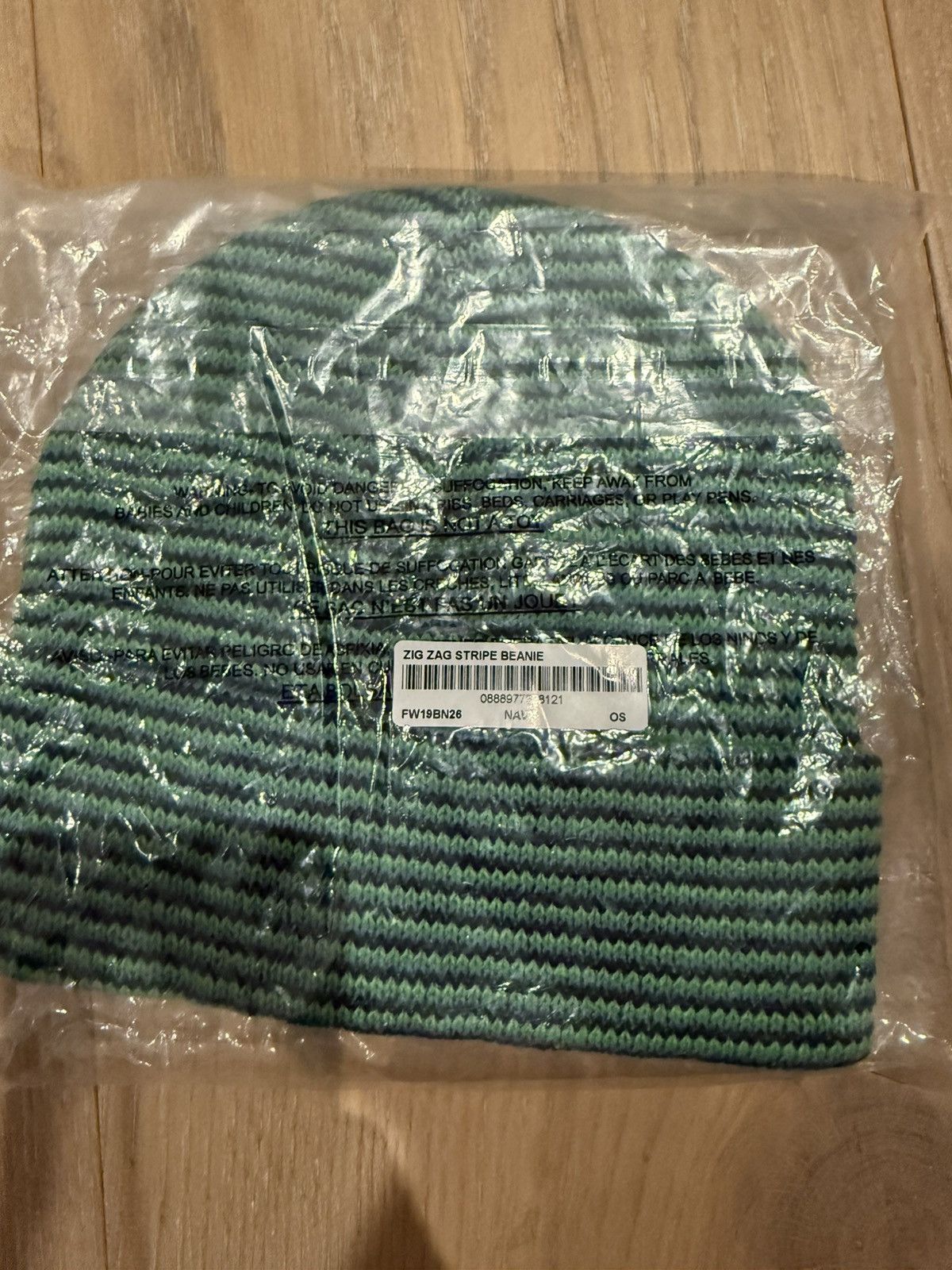 Supreme Supreme Zig Zag Beanie FW 18 Size ONE SIZE - 2 Thumbnail