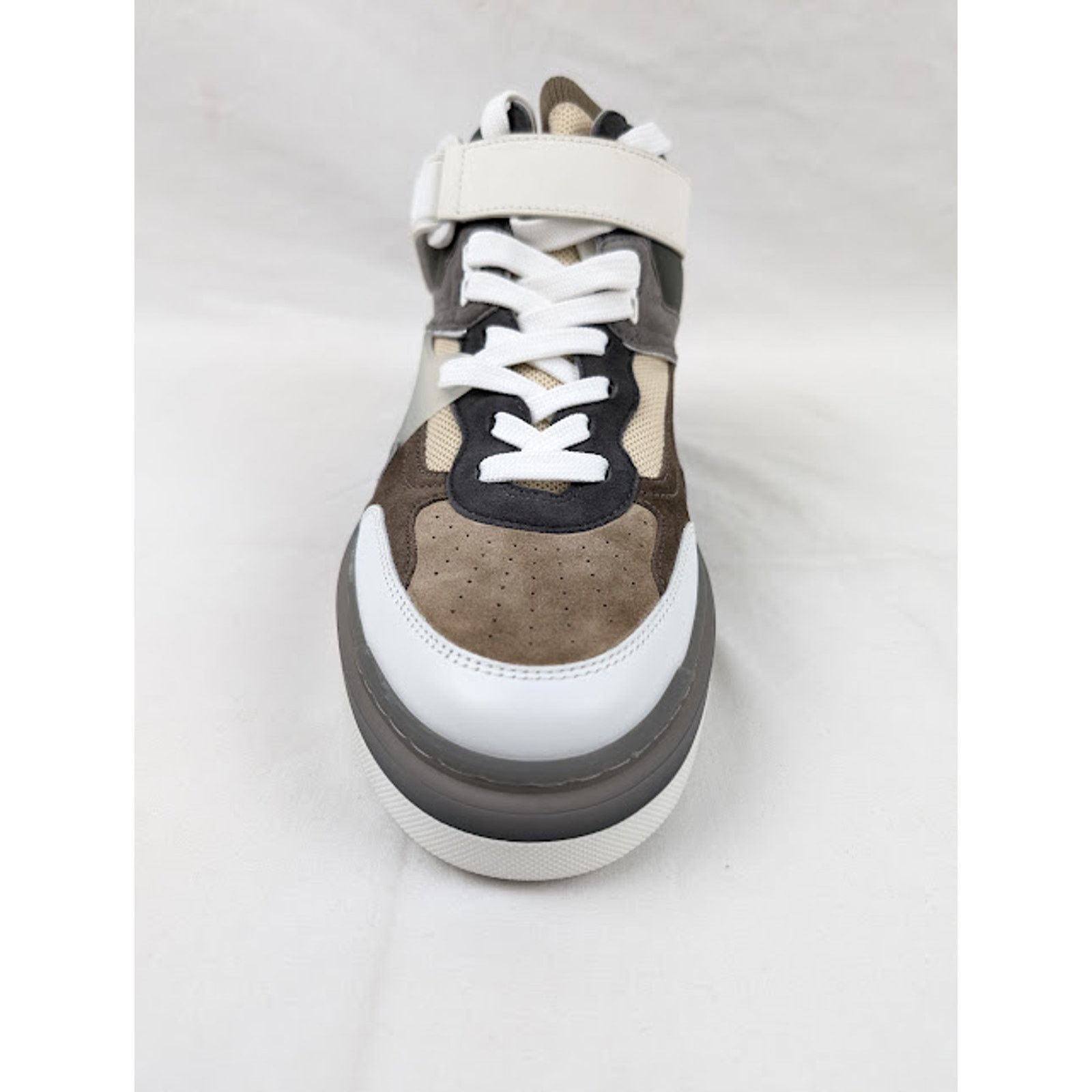 Christian Louboutin o1rshd1 Astroloubi Mid Flat Sneakers Saharienne/Smoke Grey Size US 10 / EU 43 - 4 Thumbnail