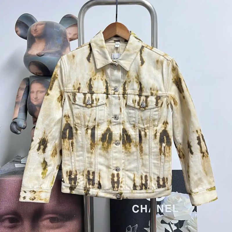 Burberry Burberry Men's Jacket in Yellow Tie-Dye Size US M / EU 48-50 / 2 - 1 Thumbnail